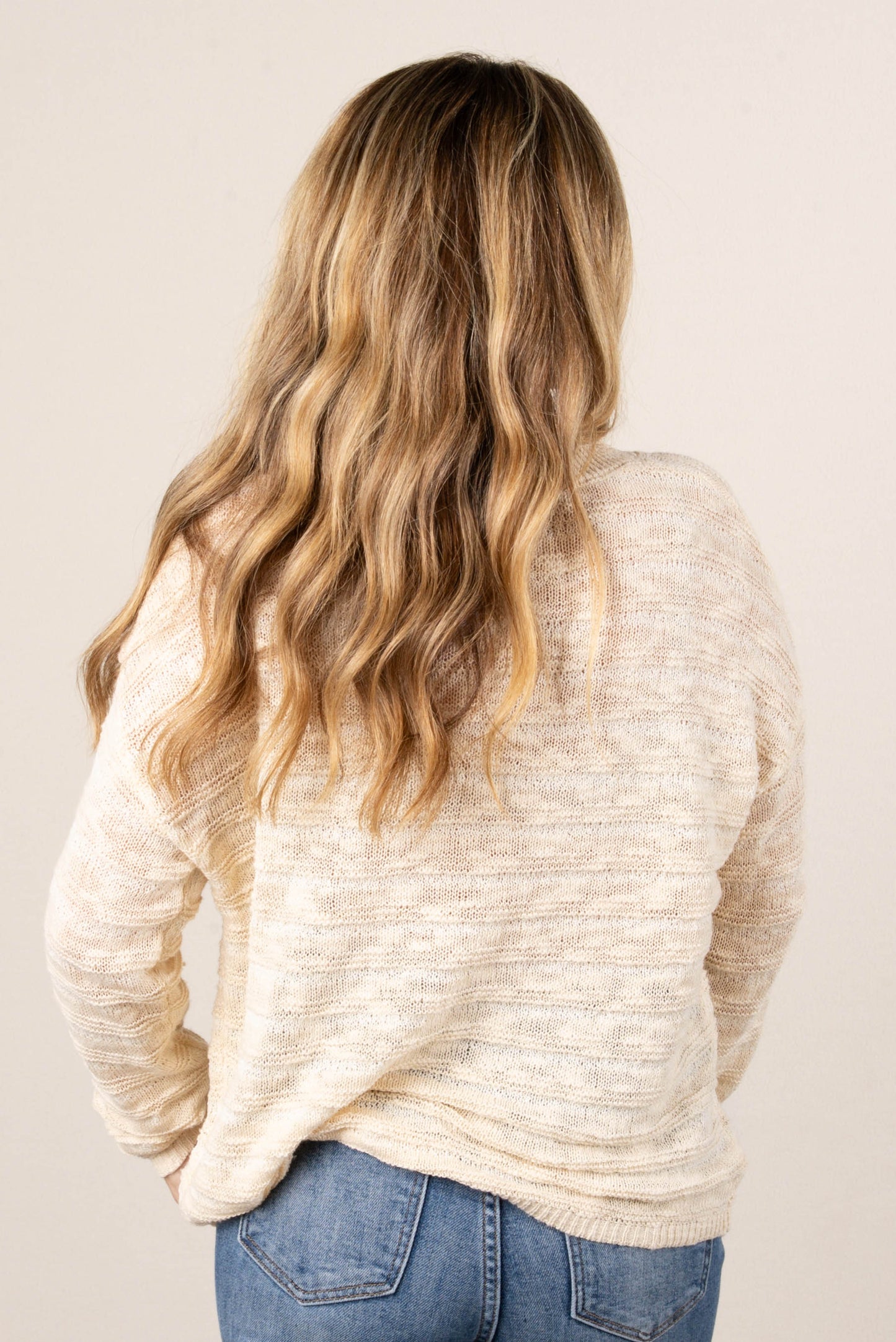 Camila Textured Stripe Sweater