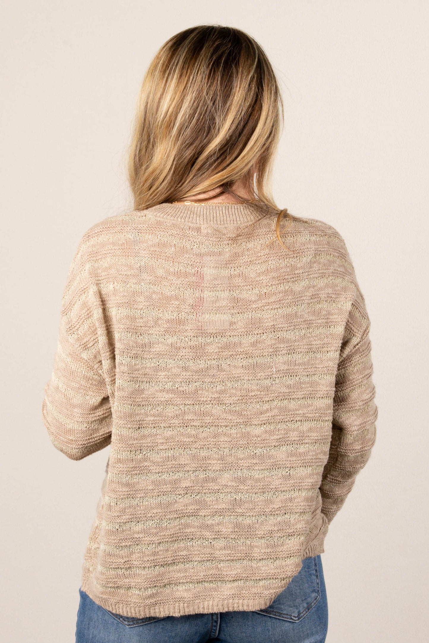 Camila Textured Stripe Sweater