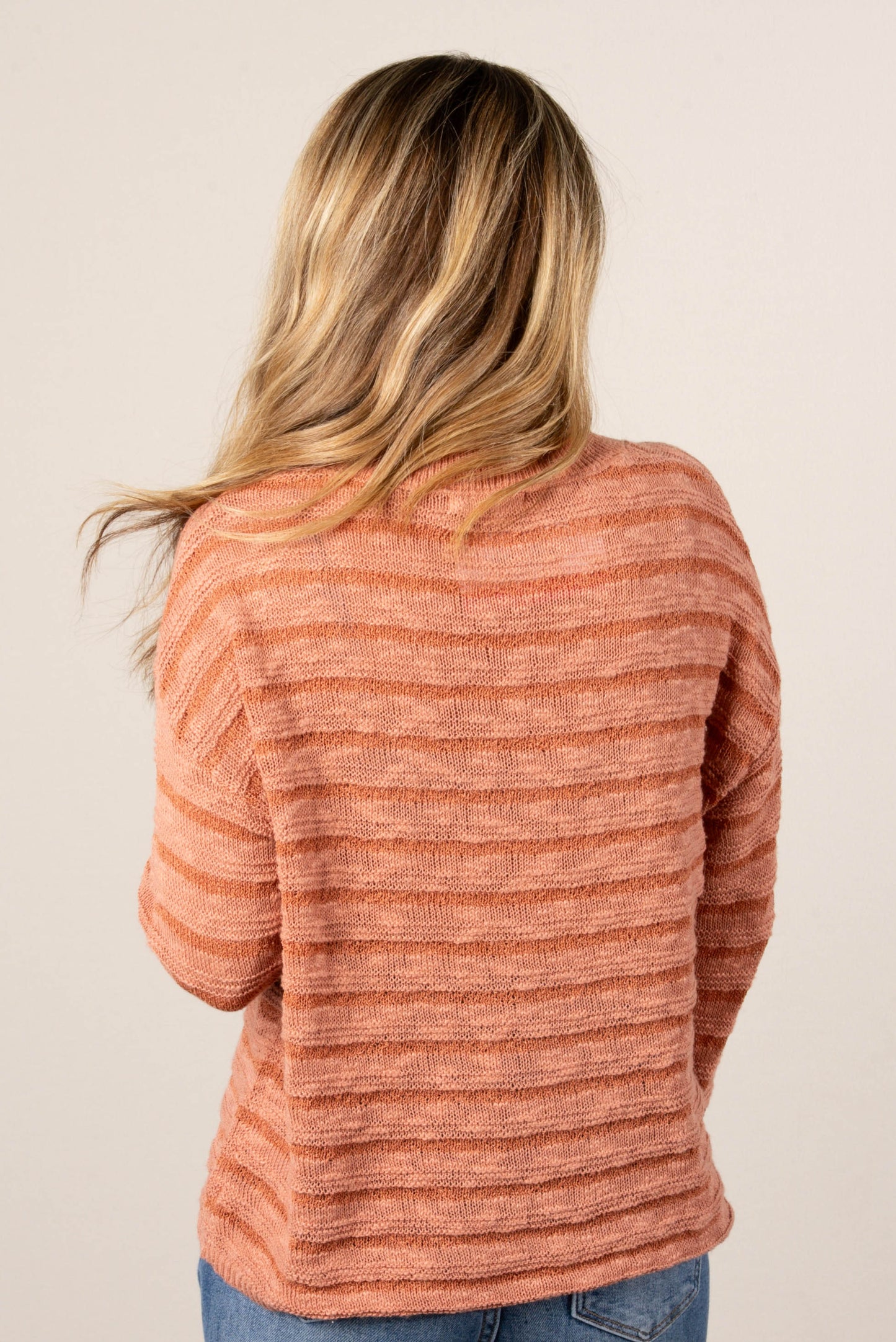 Camila Textured Stripe Sweater