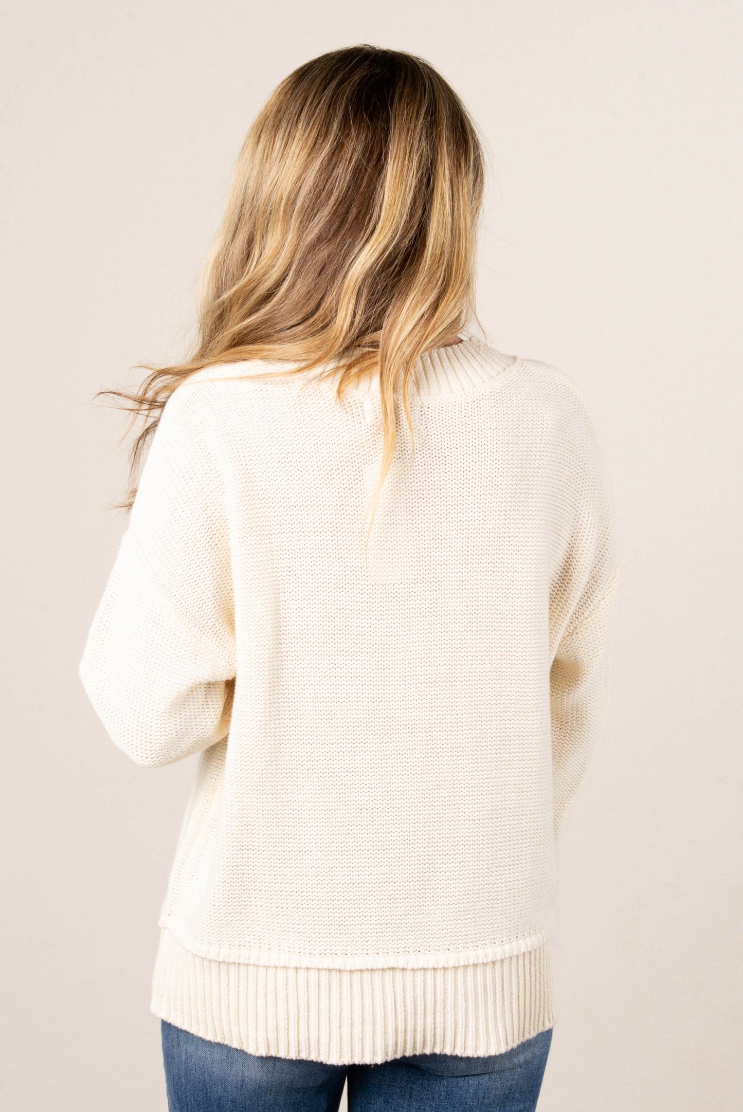 Maren Raised Seam Sweater