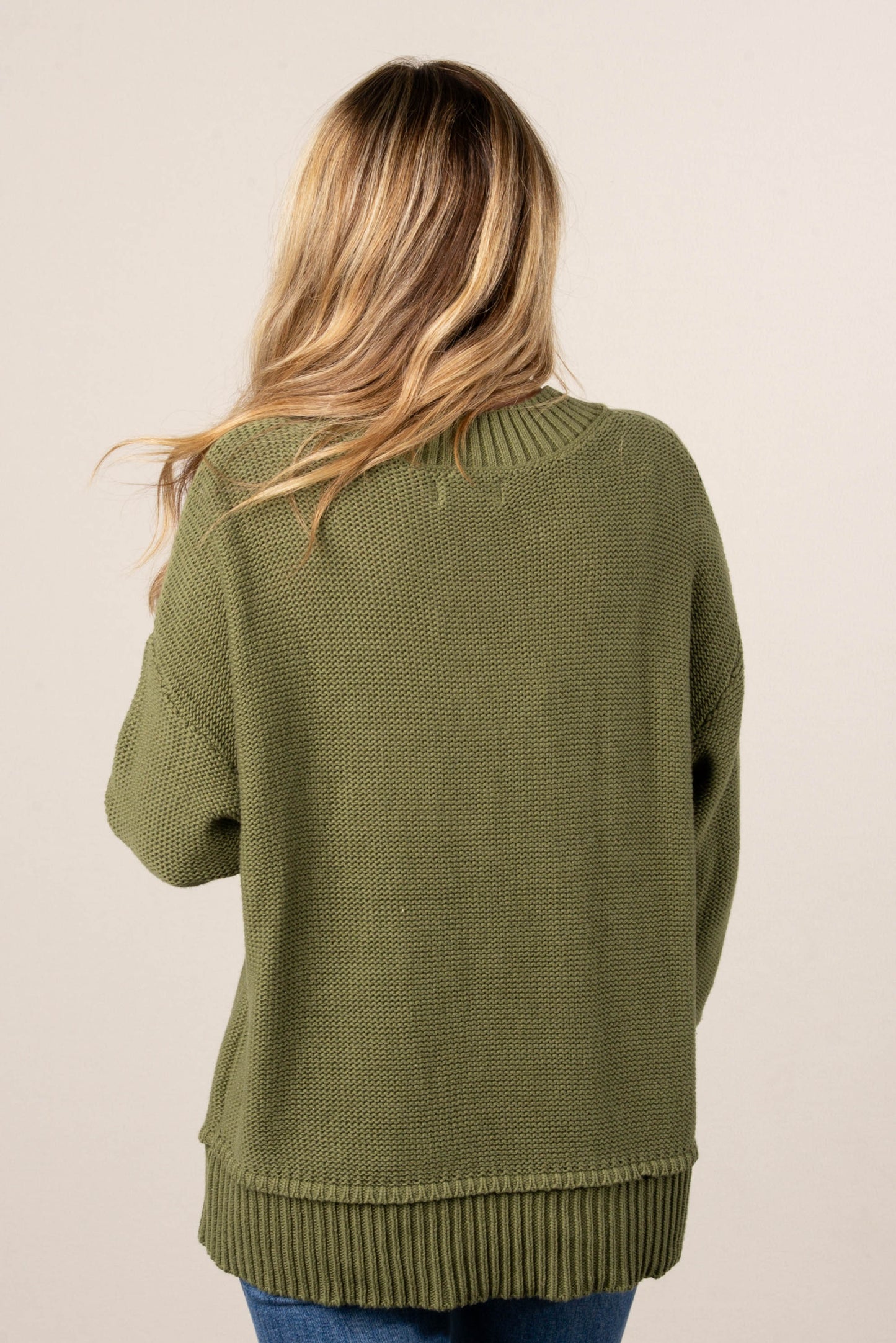 Maren Raised Seam Sweater