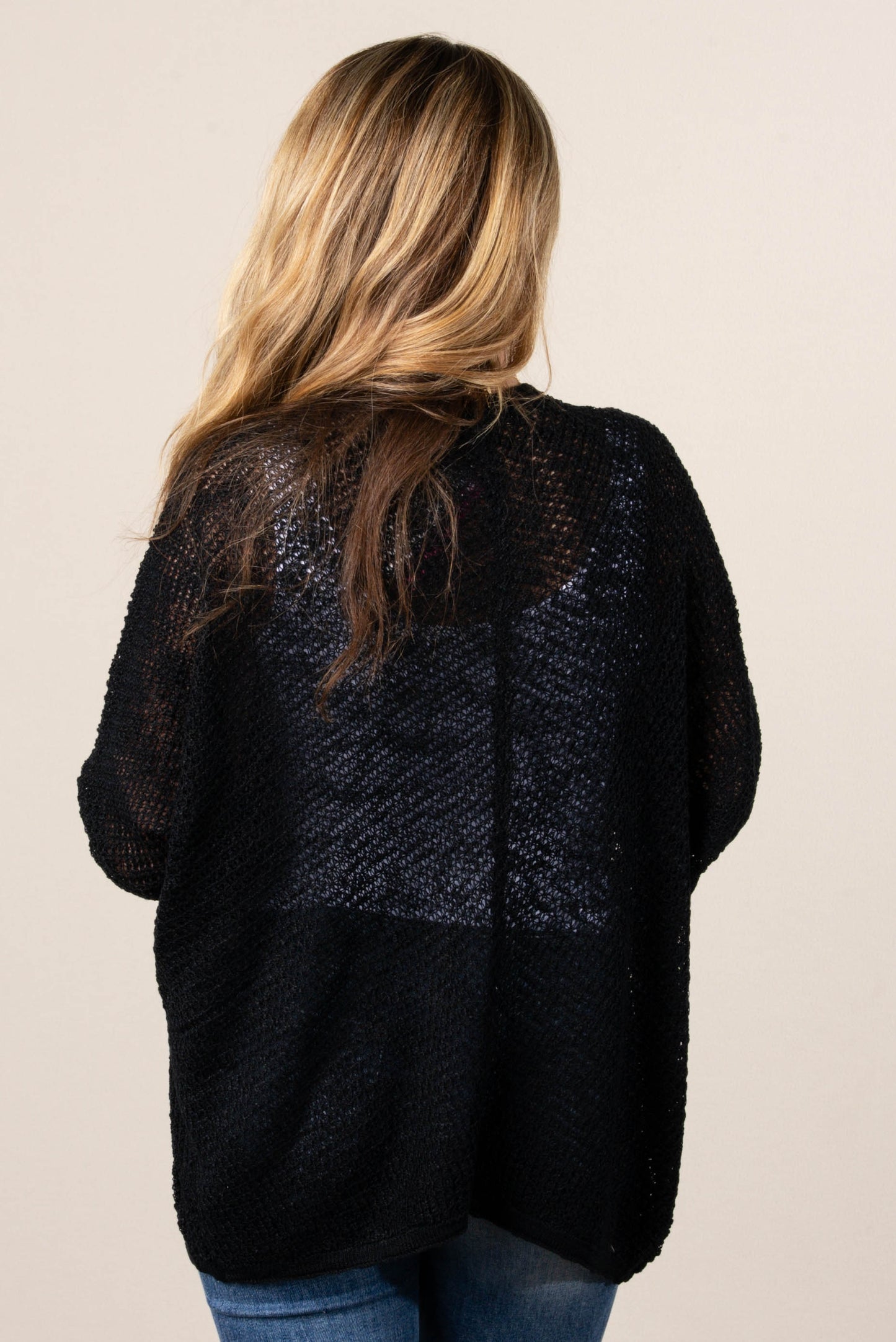 Annelise Waffle Knit Cardigan