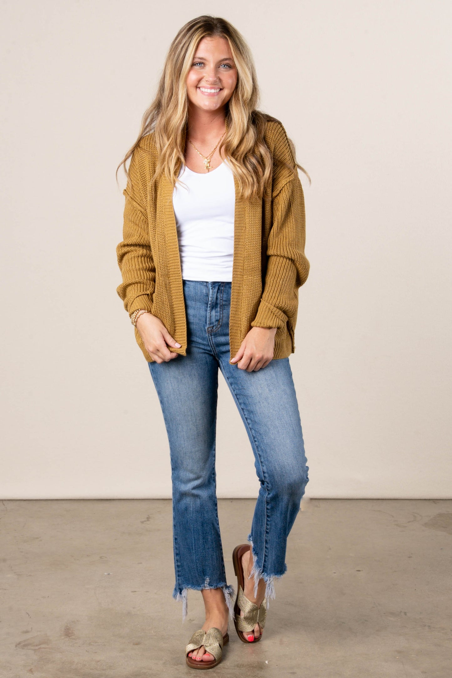 Lilianna Exposed Seam Cardigan