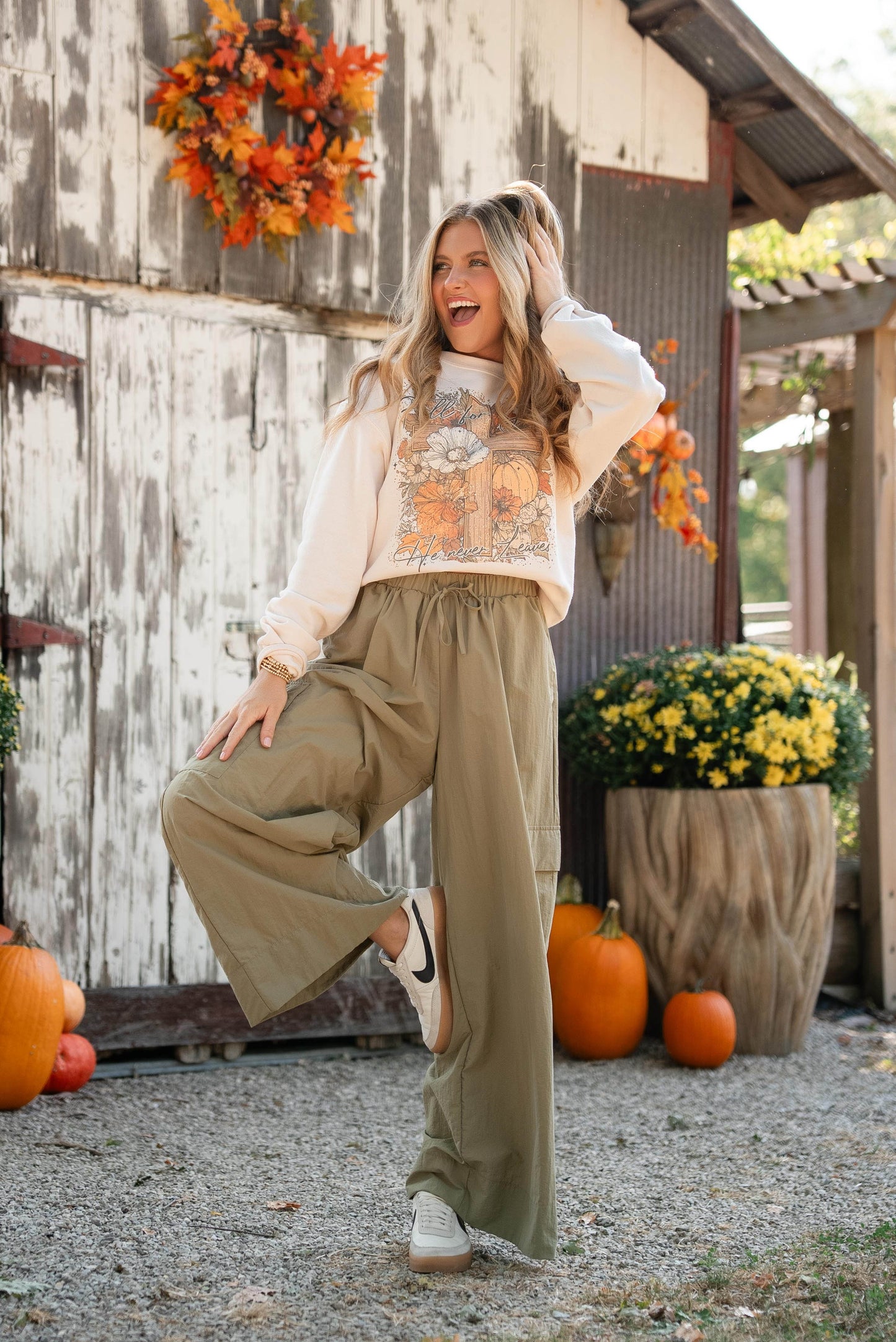 Fall For Jesus Graphic Sweatshirt