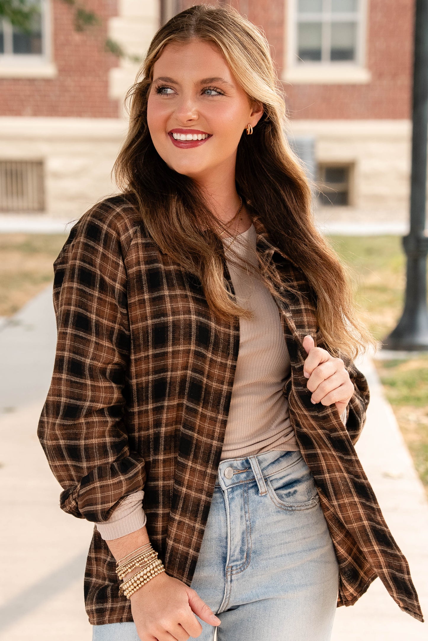 Brooklyn Plaid Flannel Shirt