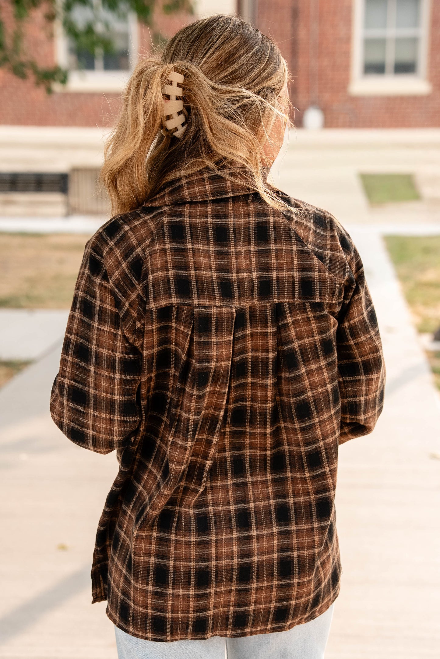 Brooklyn Plaid Flannel Shirt