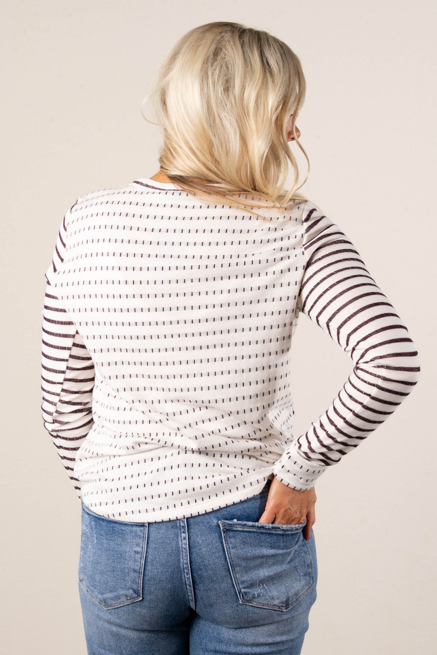 Emerson Dotted Stripe Top