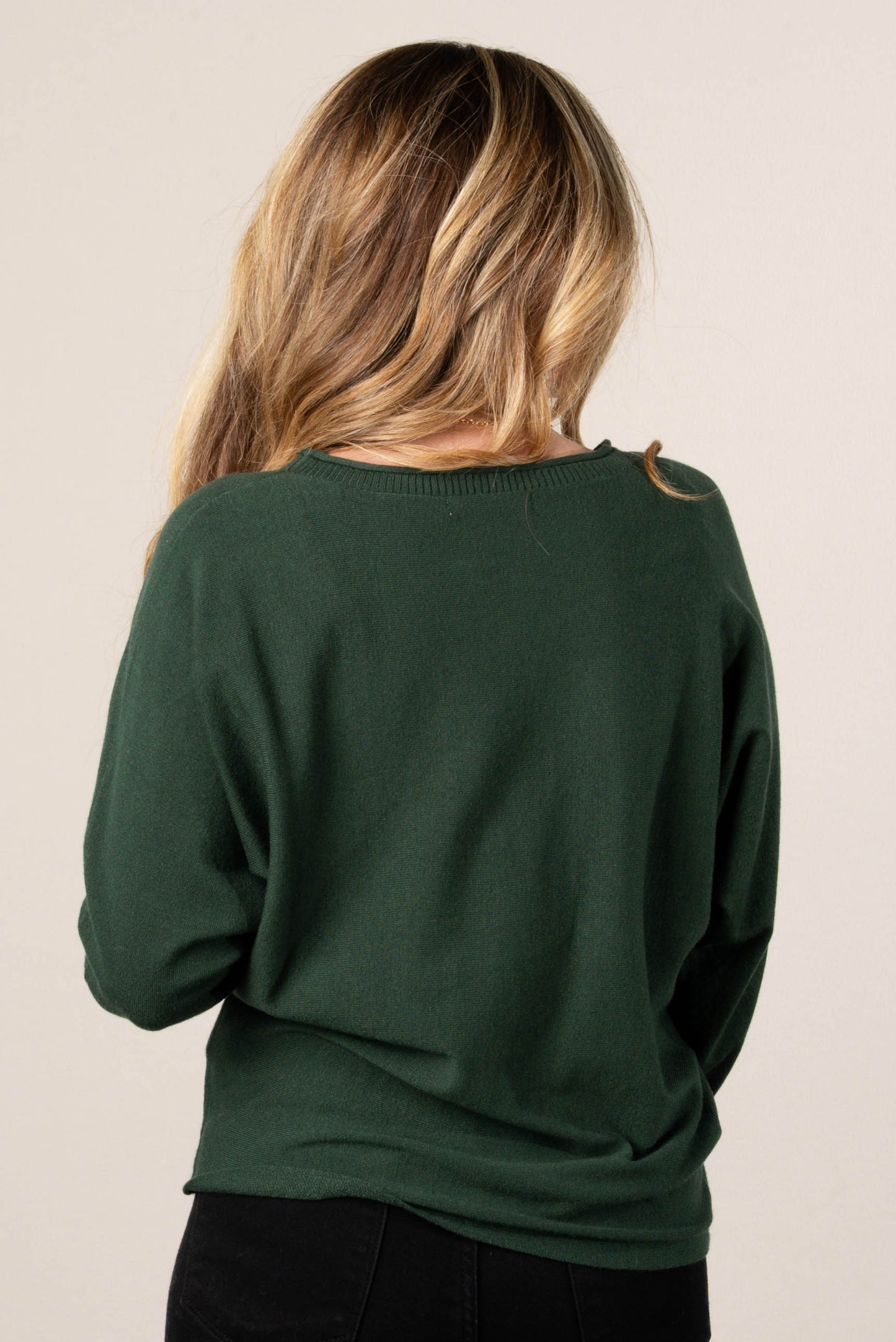 Callie Rolled Neck Dolman Sweater