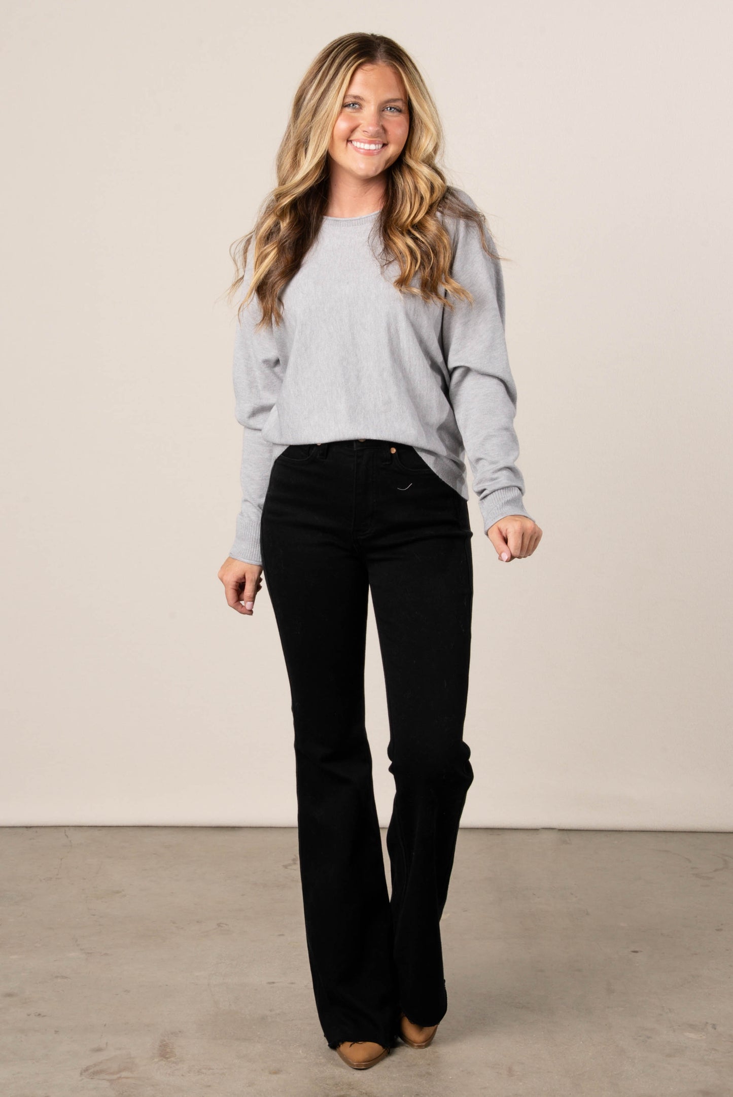 Callie Rolled Neck Dolman Sweater