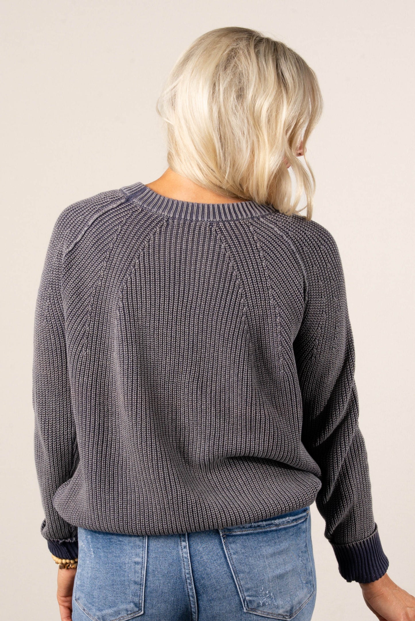 Jasmine Wash Dyed Raglan Sweater