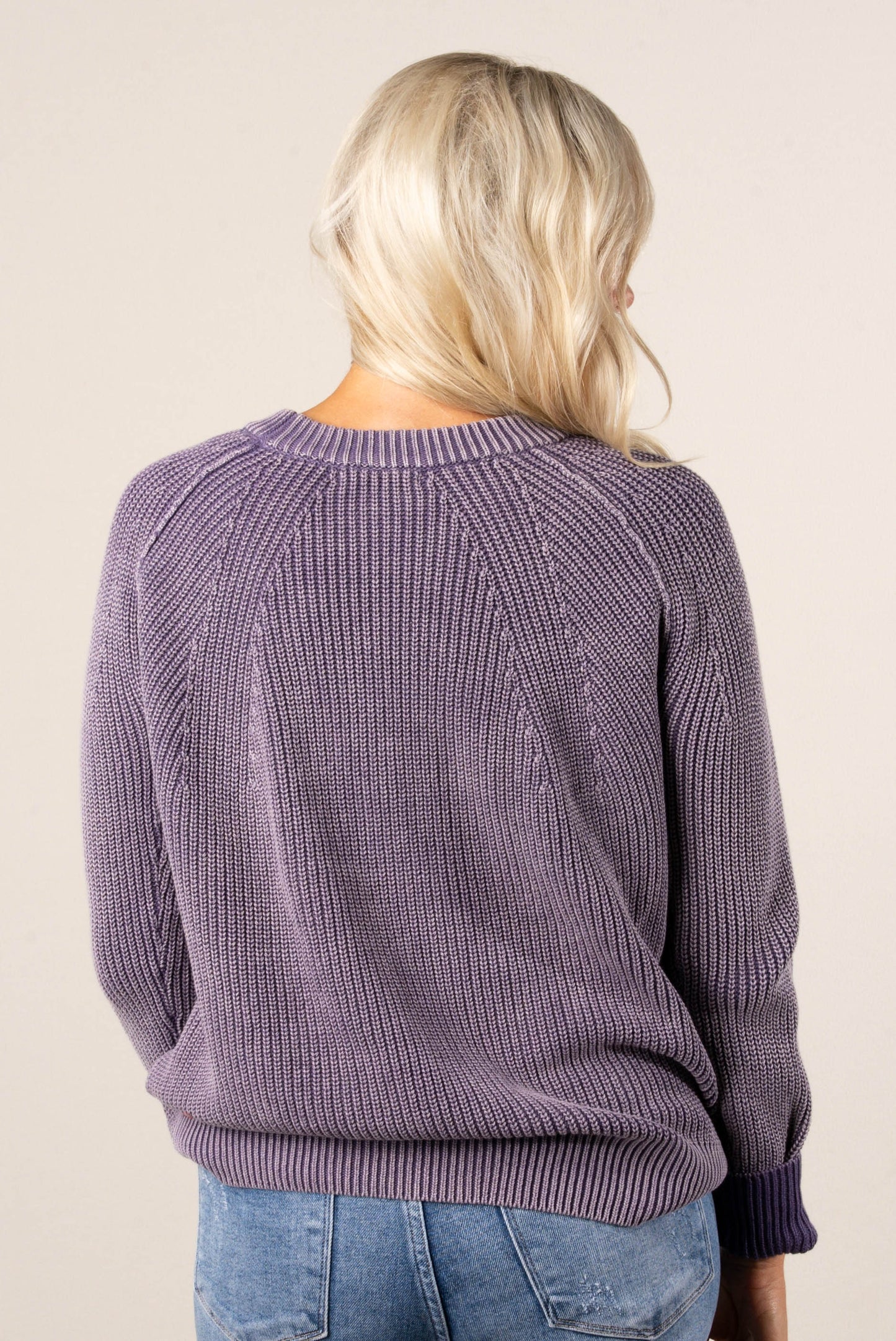 Jasmine Wash Dyed Raglan Sweater