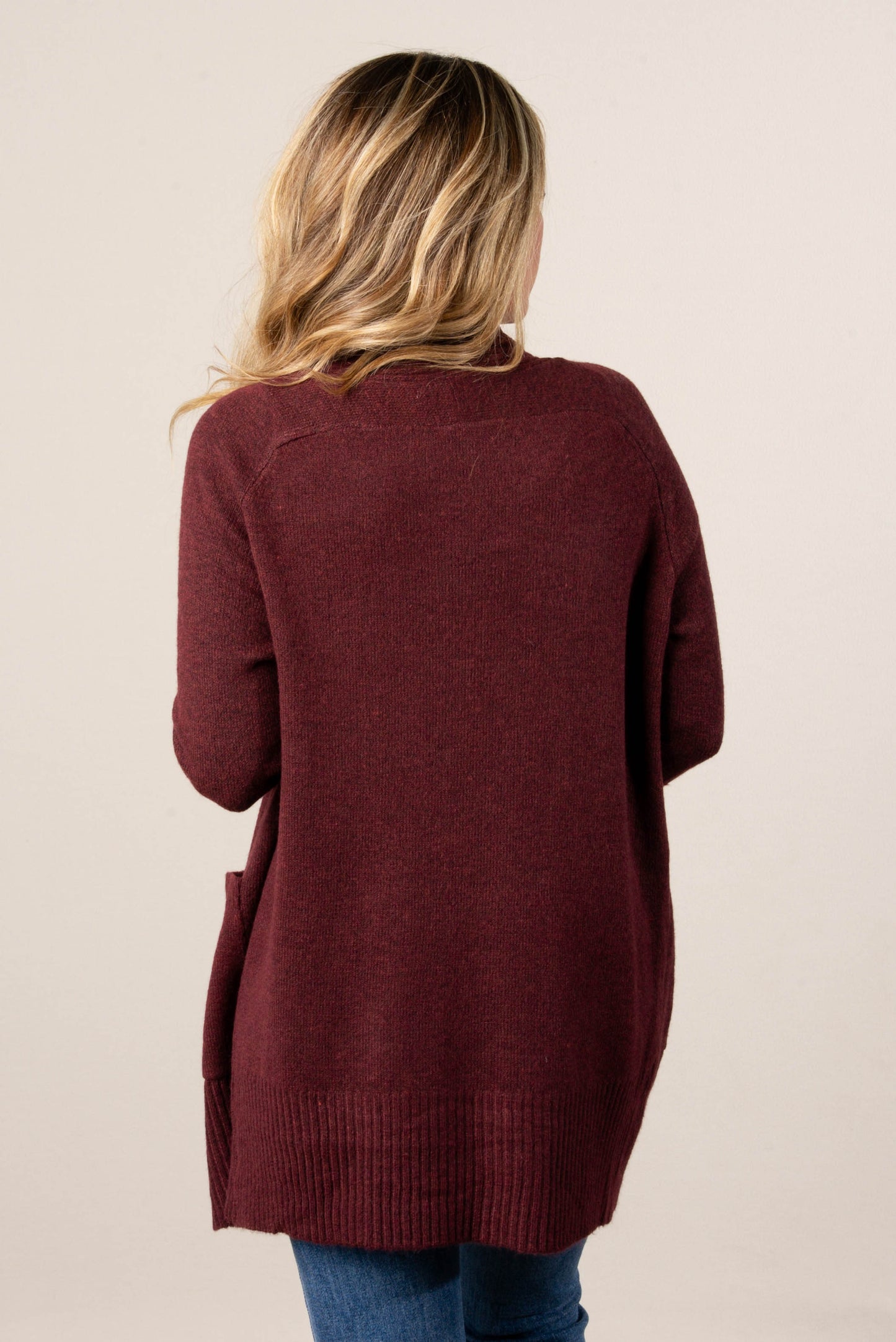 Lennon Mixed Knit Sweater Cardigan