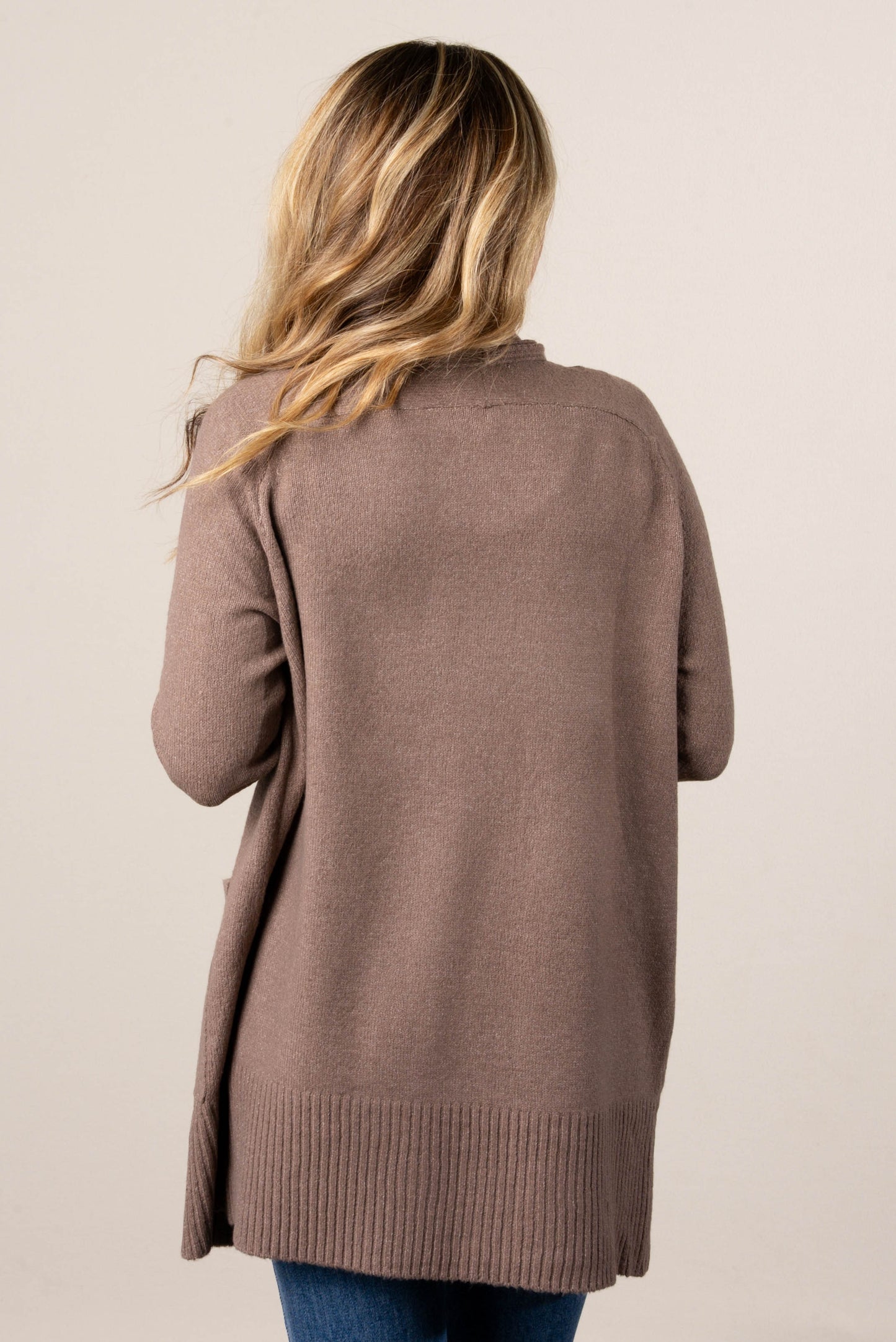 Lennon Mixed Knit Sweater Cardigan