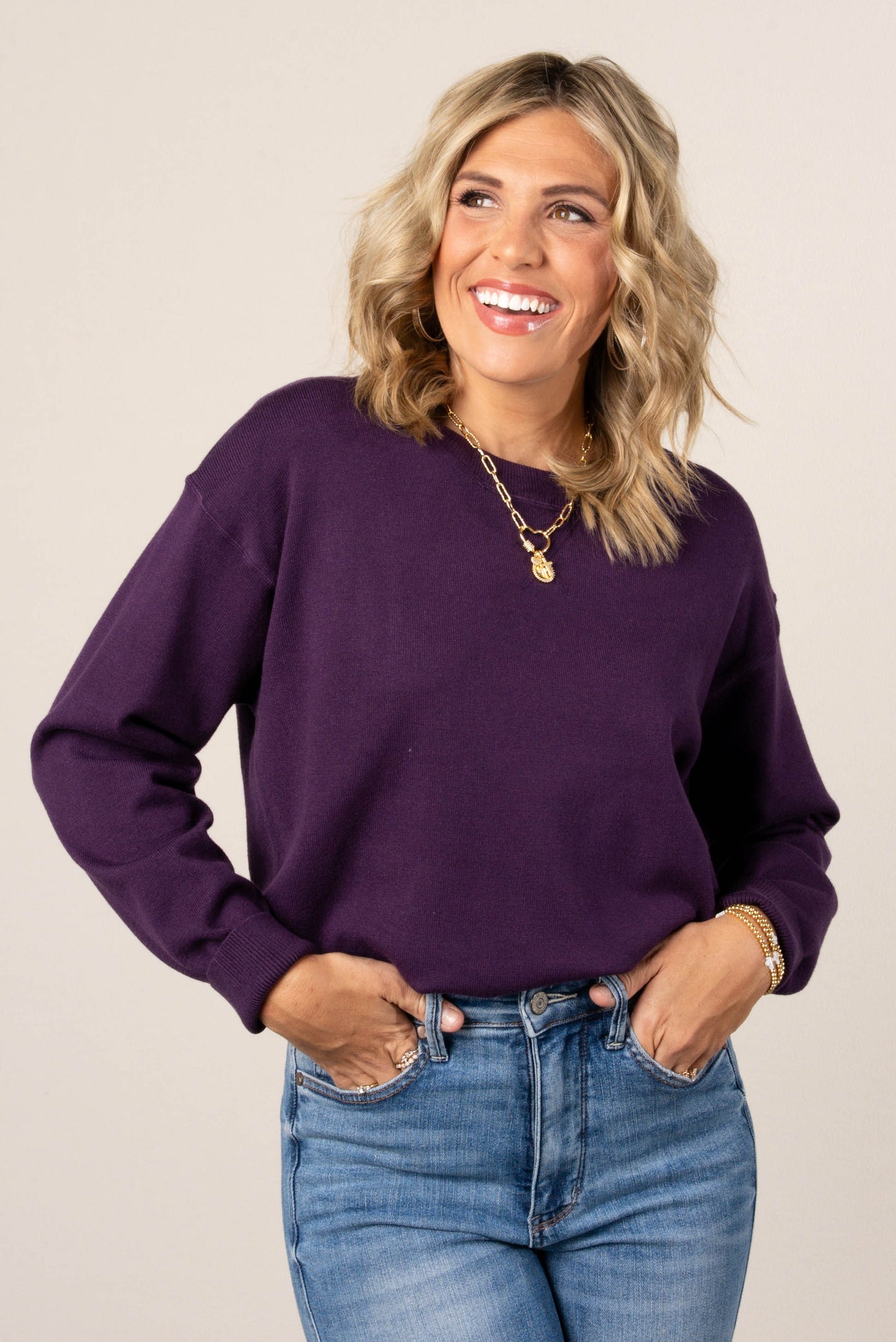 Elizabeth Top Stitch Sweater