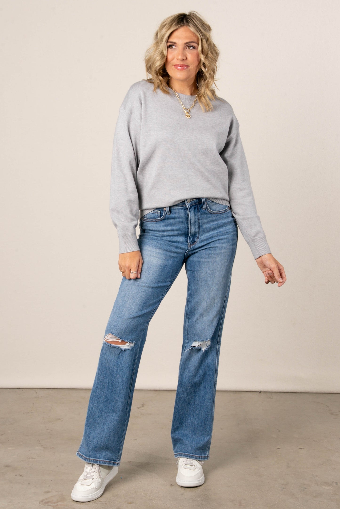 Elizabeth Top Stitch Sweater