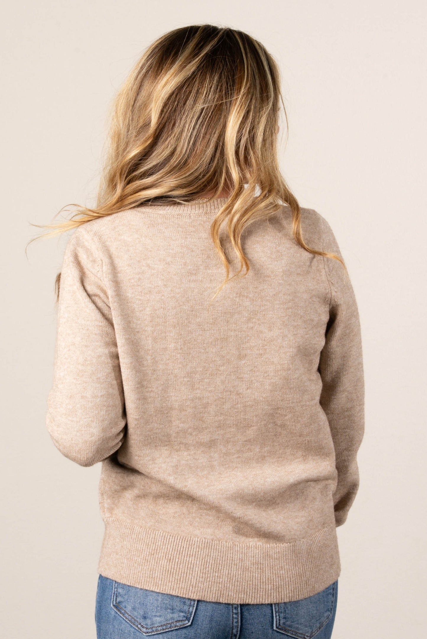 Stephanie Rainbow Buttons Sweater Cardigan