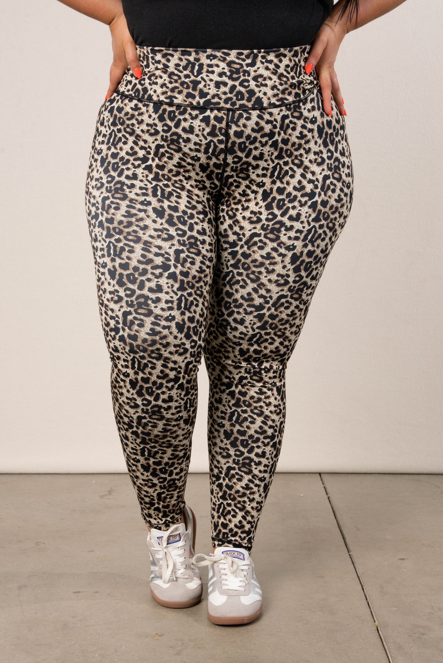 Cheetah High Waist Active Ankle Leggings