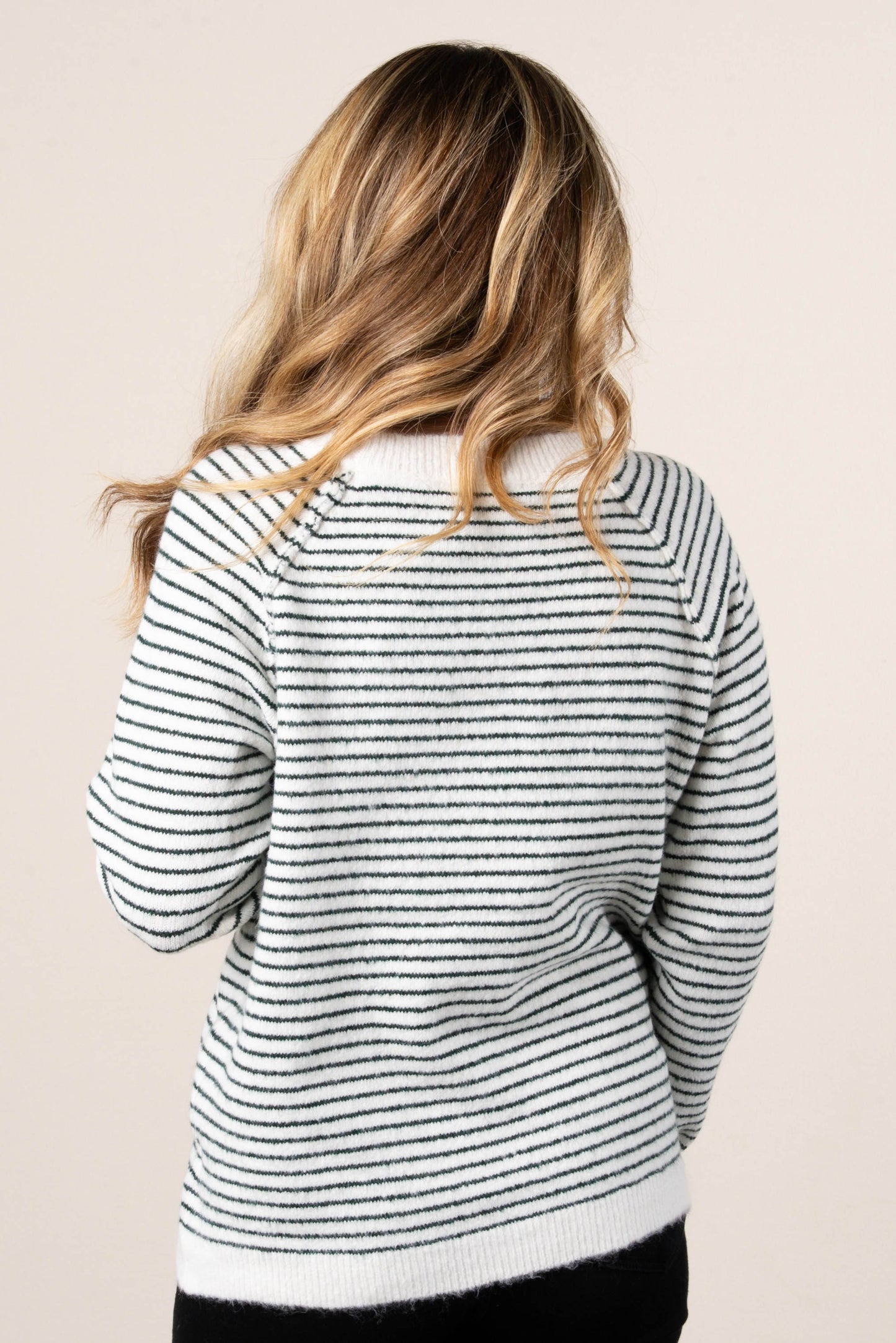 Annie Striped Raglan Sweater