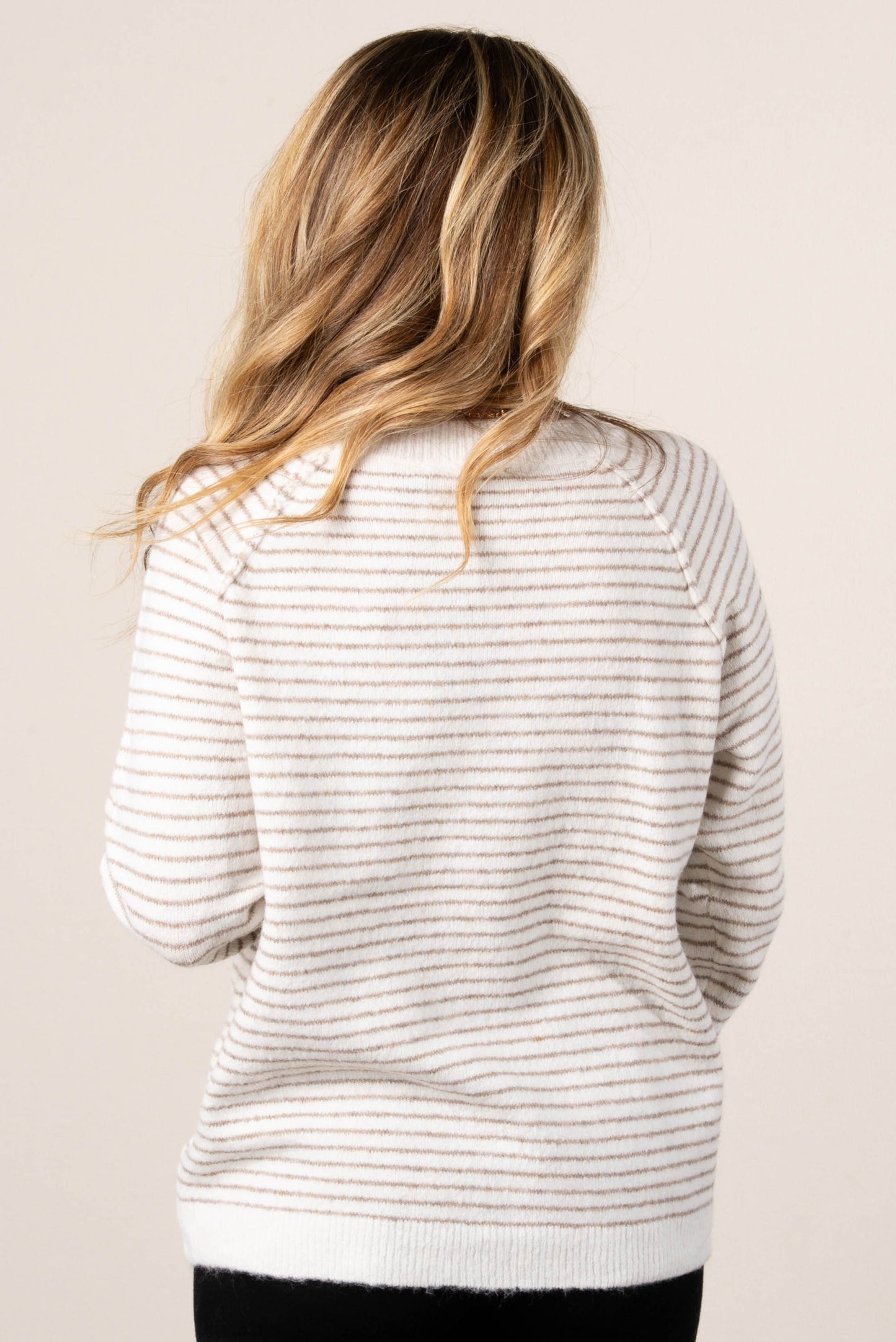 Annie Striped Raglan Sweater
