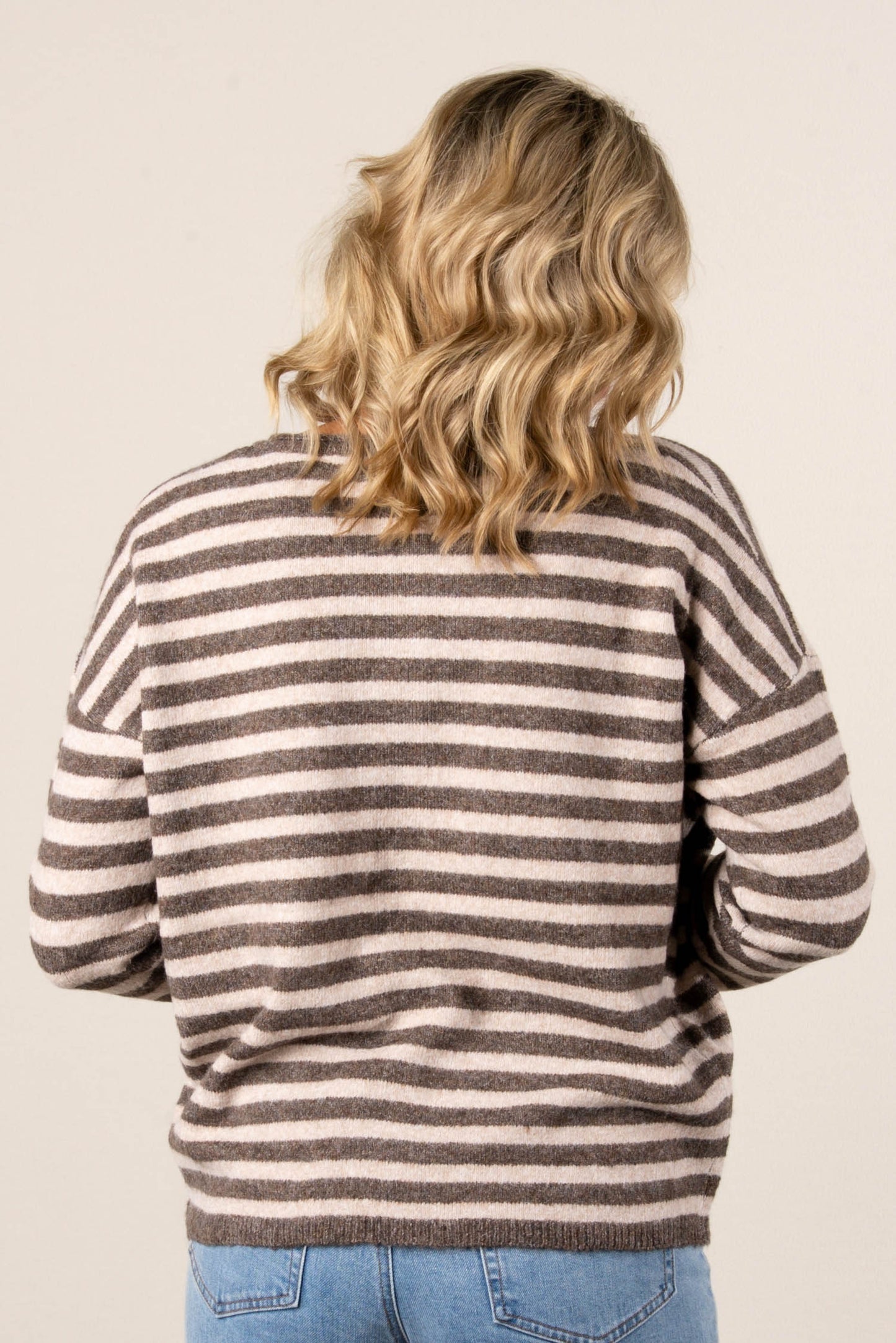 Missy Striped Sweater Cardigan