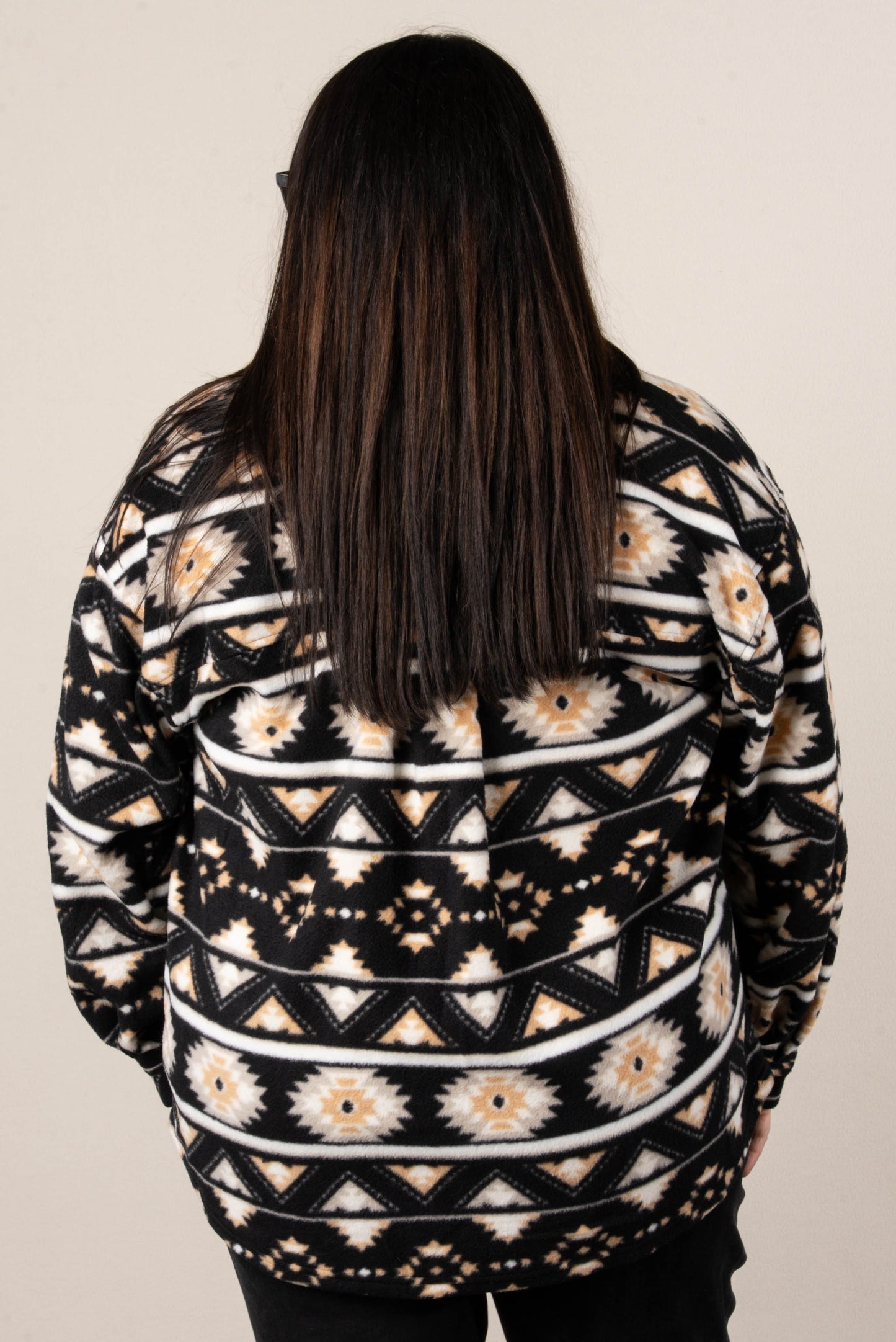 Maya Printed Fleece Shacket