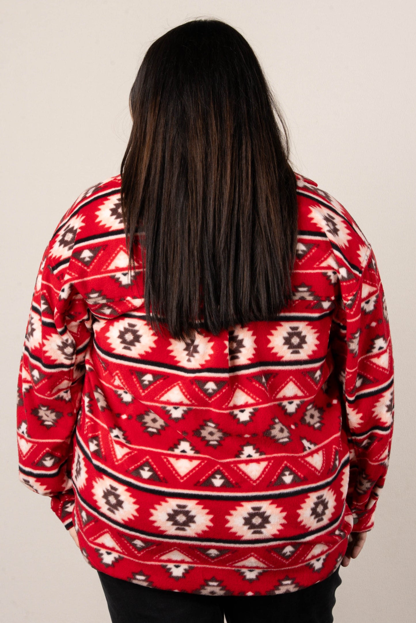 Maya Printed Fleece Shacket