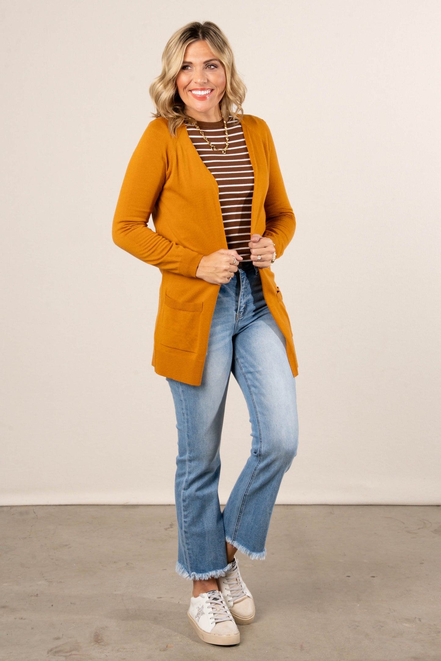Lara Open Front Raglan Sweater Cardigan
