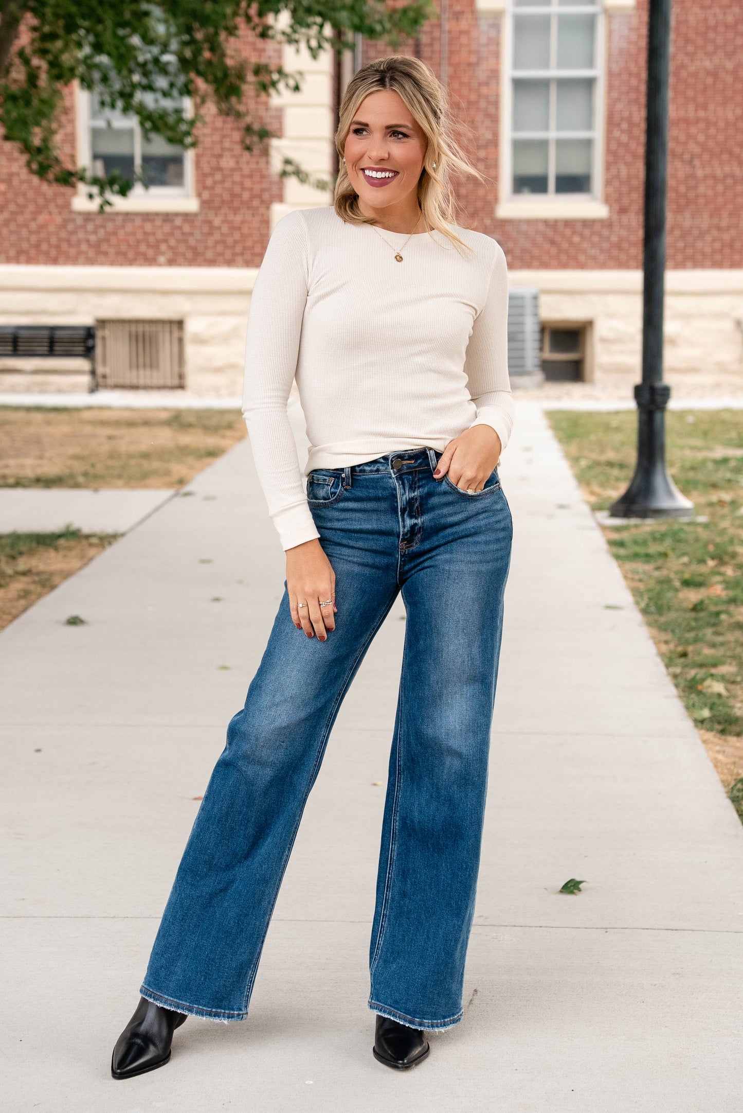 Gemma Thermal Knit Layering Top