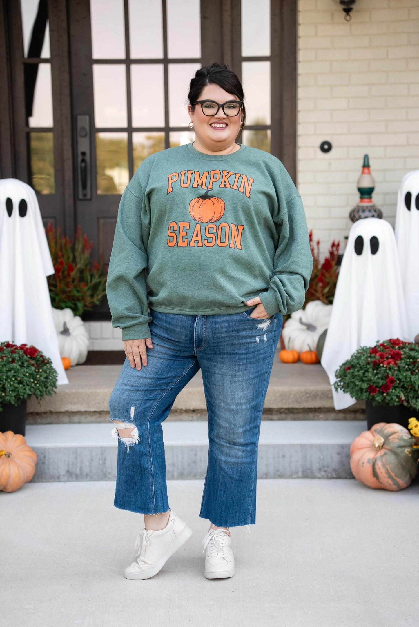 Pumpkin Season Graphic Sweatshirt