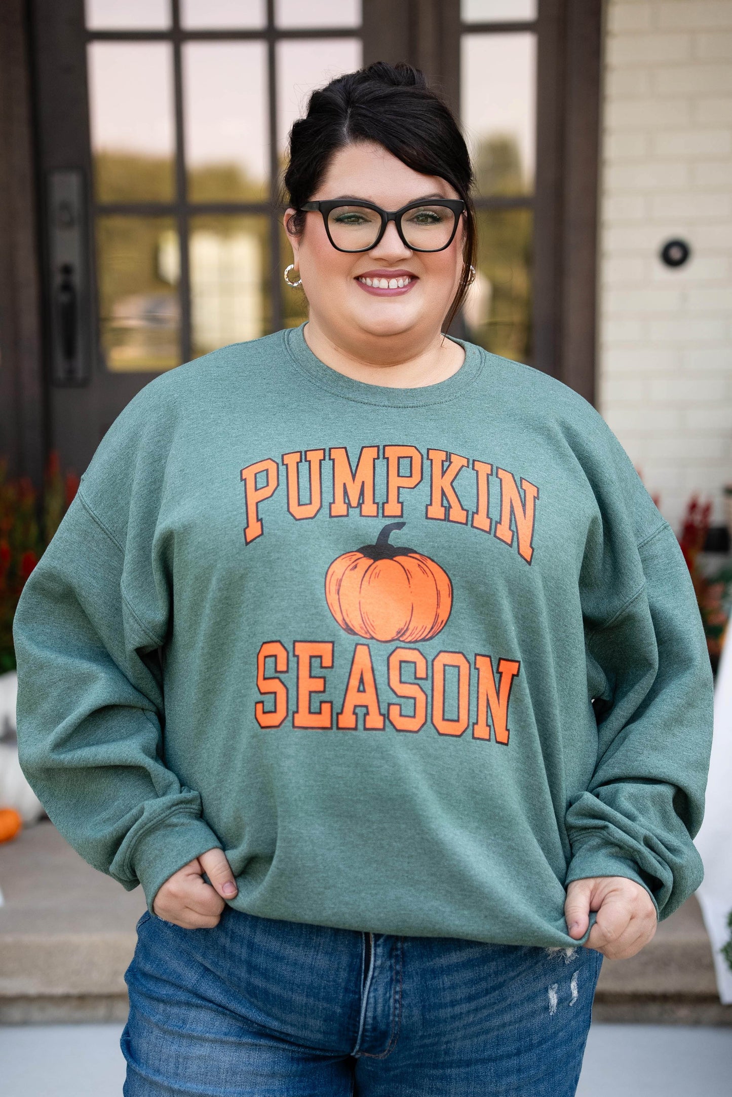 Pumpkin Season Graphic Sweatshirt