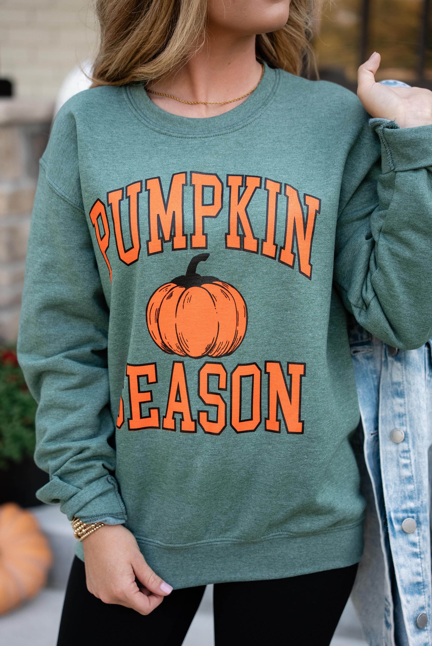 Pumpkin Season Graphic Sweatshirt