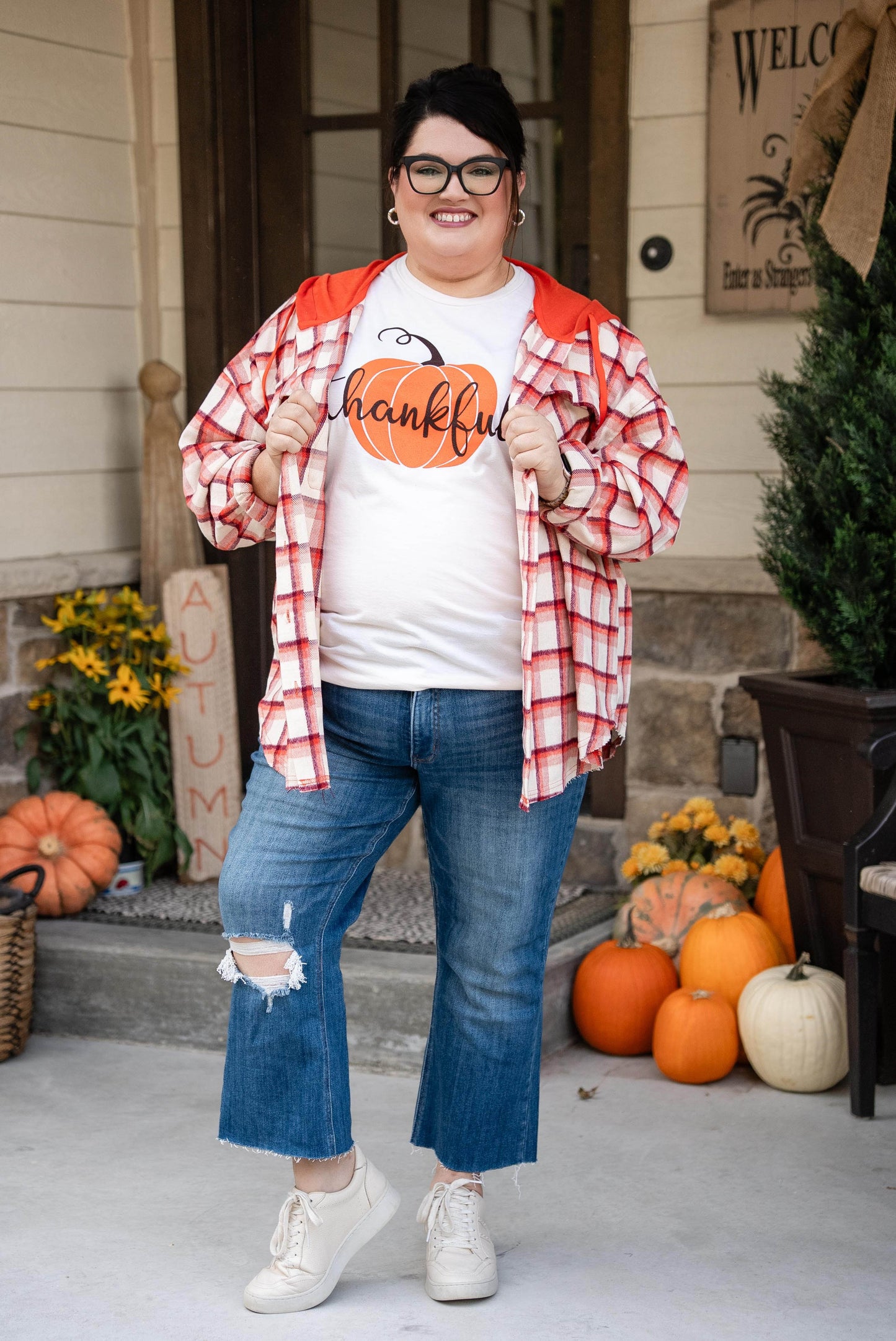 Thankful Pumpkin SS Graphic Tee