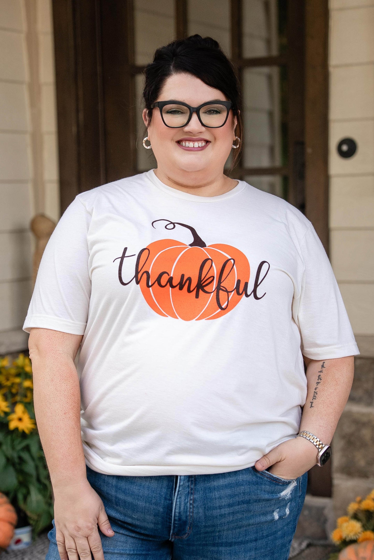 Thankful Pumpkin SS Graphic Tee