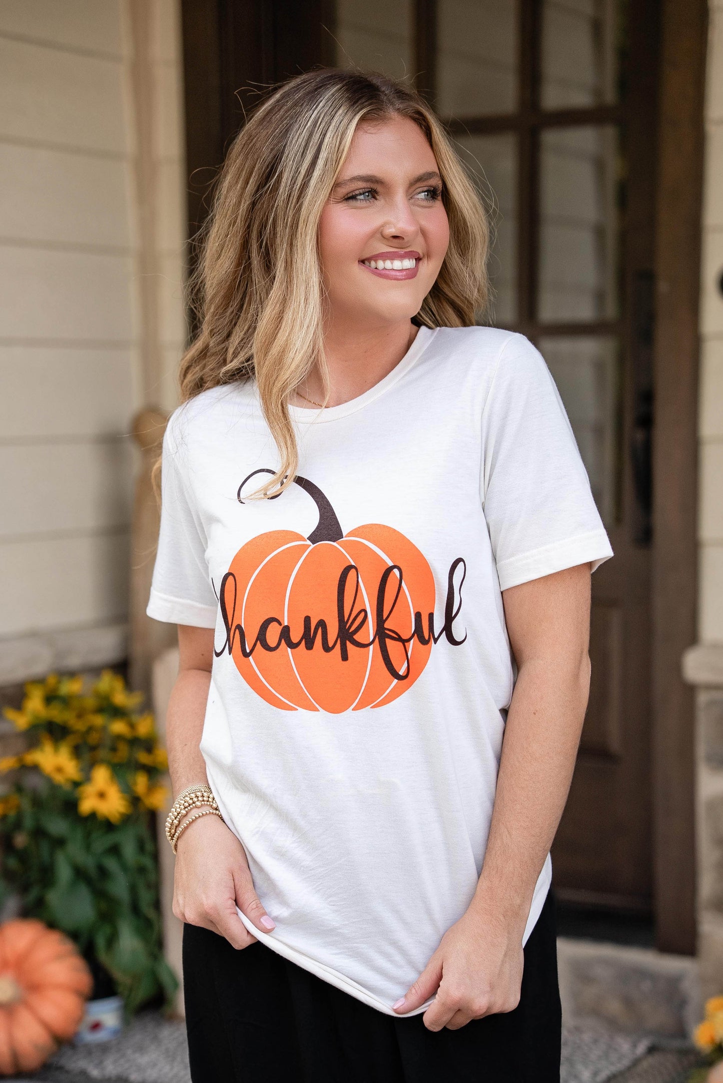 Thankful Pumpkin SS Graphic Tee