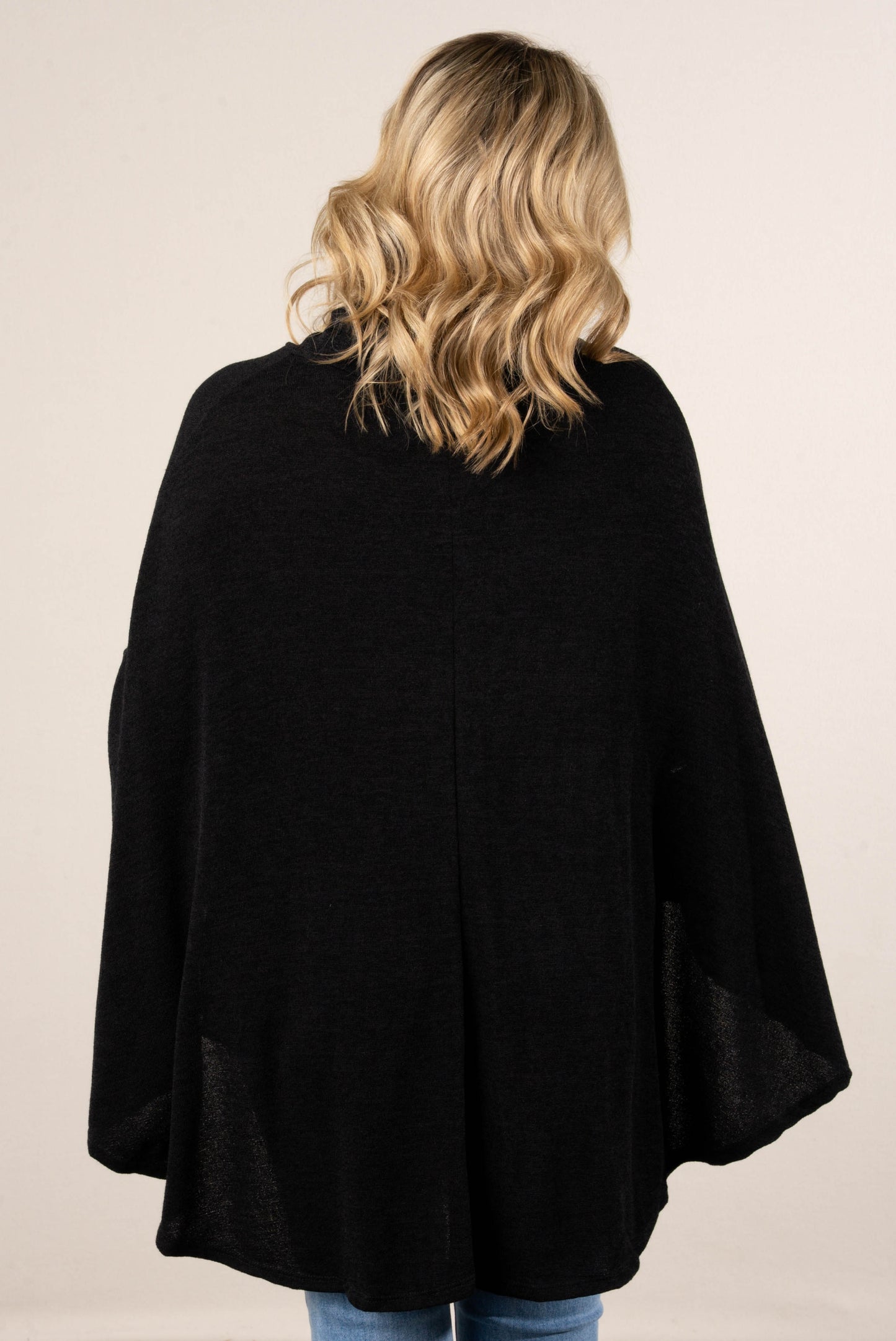 Paige Turtleneck Poncho Top