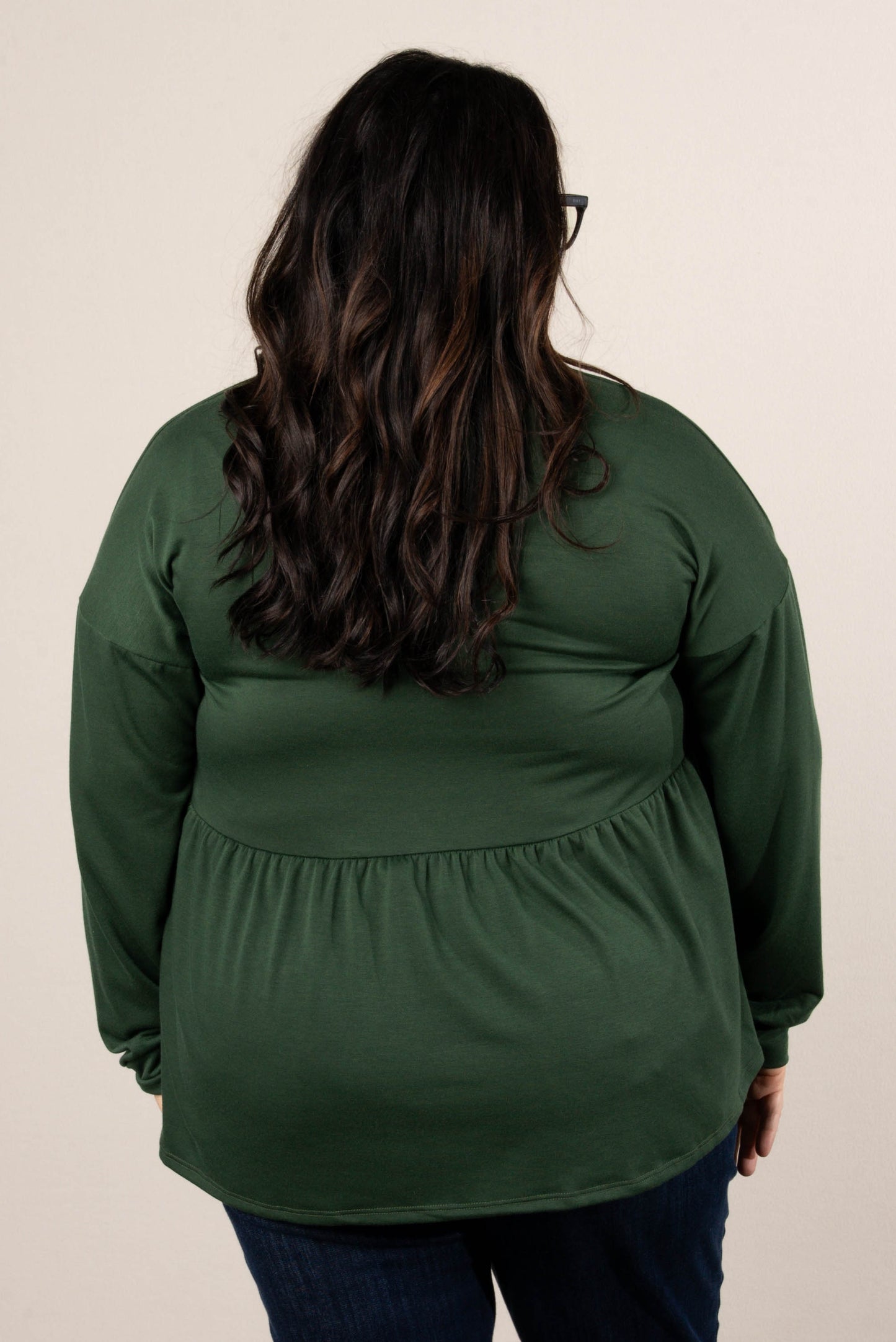 Margaux Jersey Knit Peplum Shacket