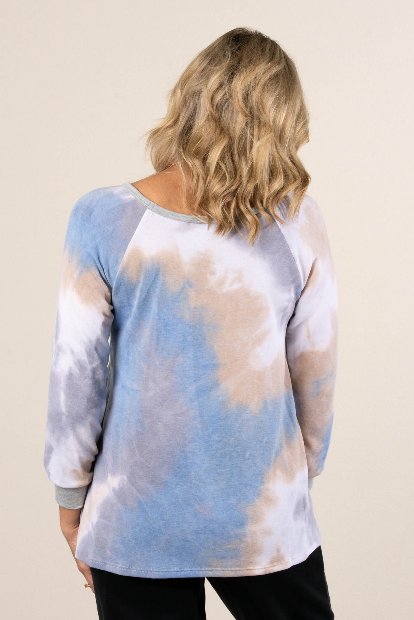 Polly Tie Dyed Top Stitch Top
