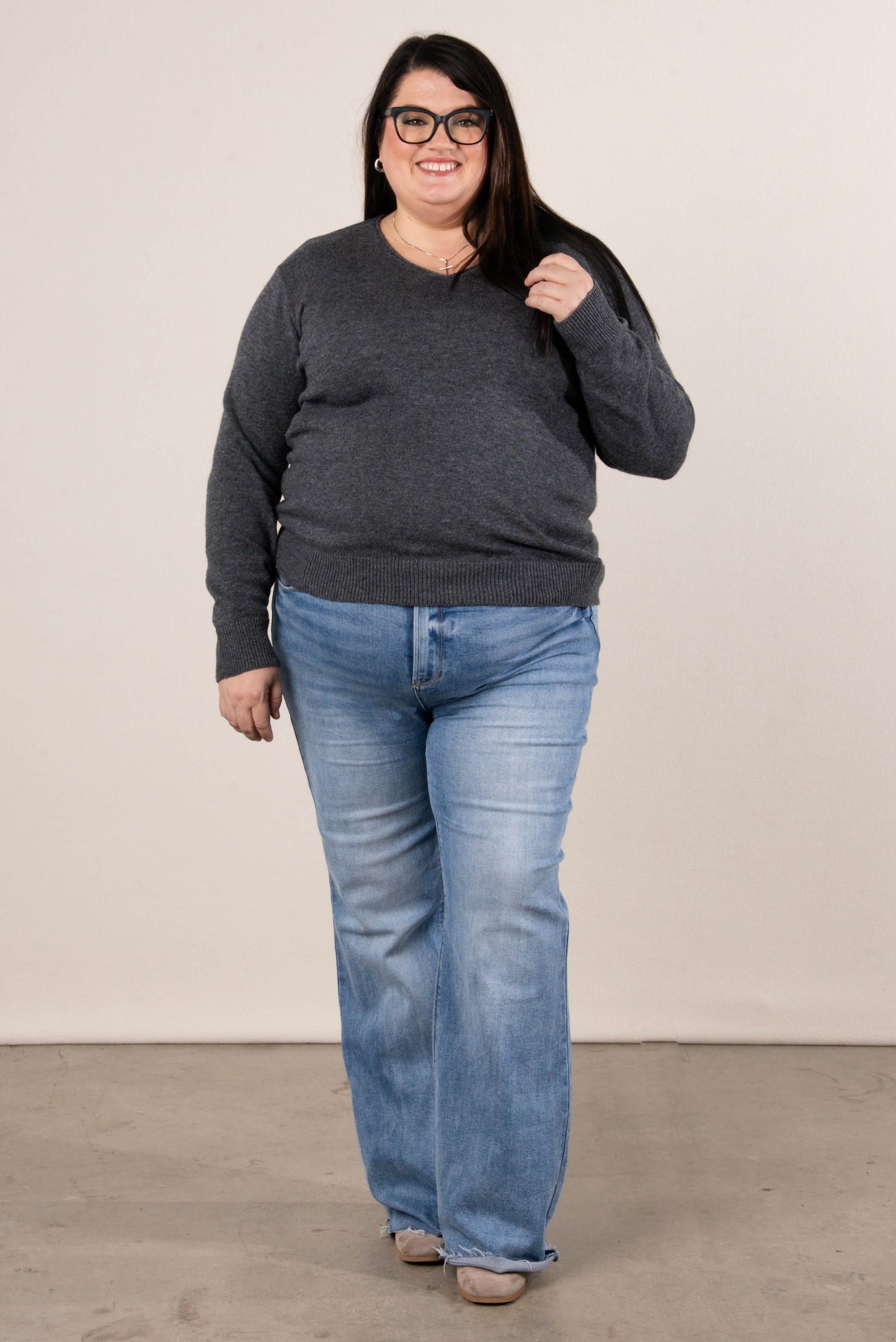 Diana Marled Knit Sweater