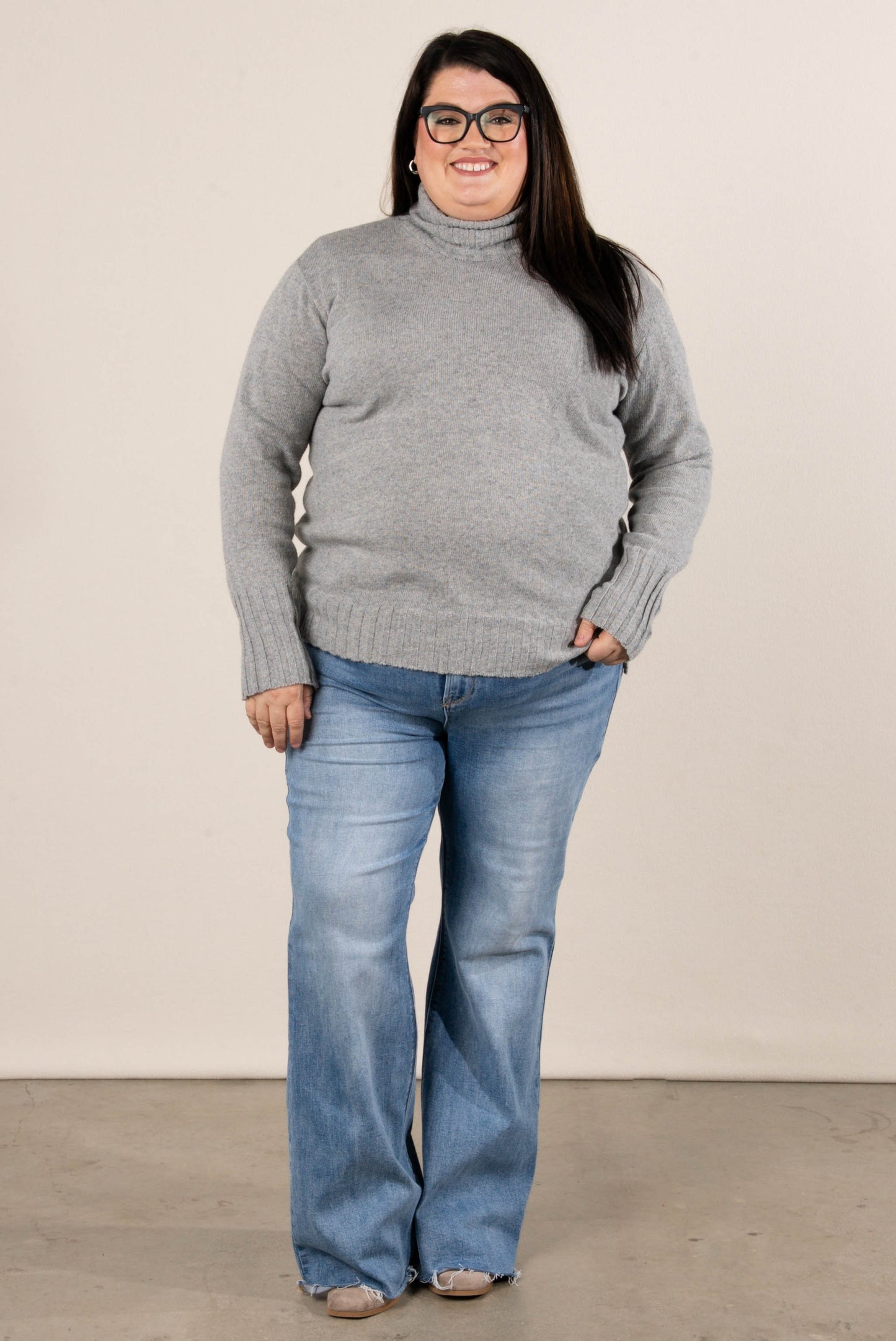 Quinn Turtleneck Tunic Sweater