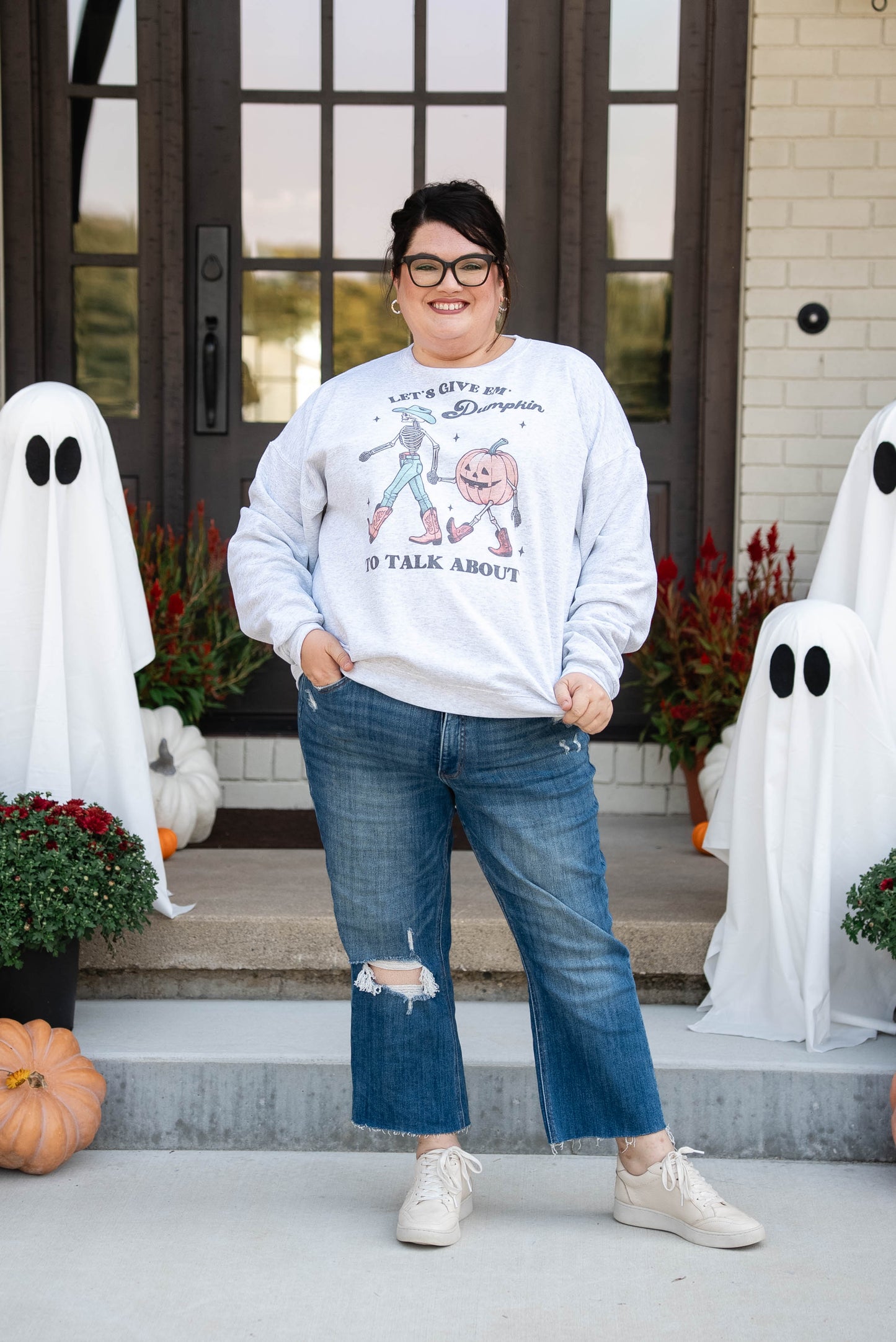 Pumpkin To Talk About Graphic Sweatshirt
