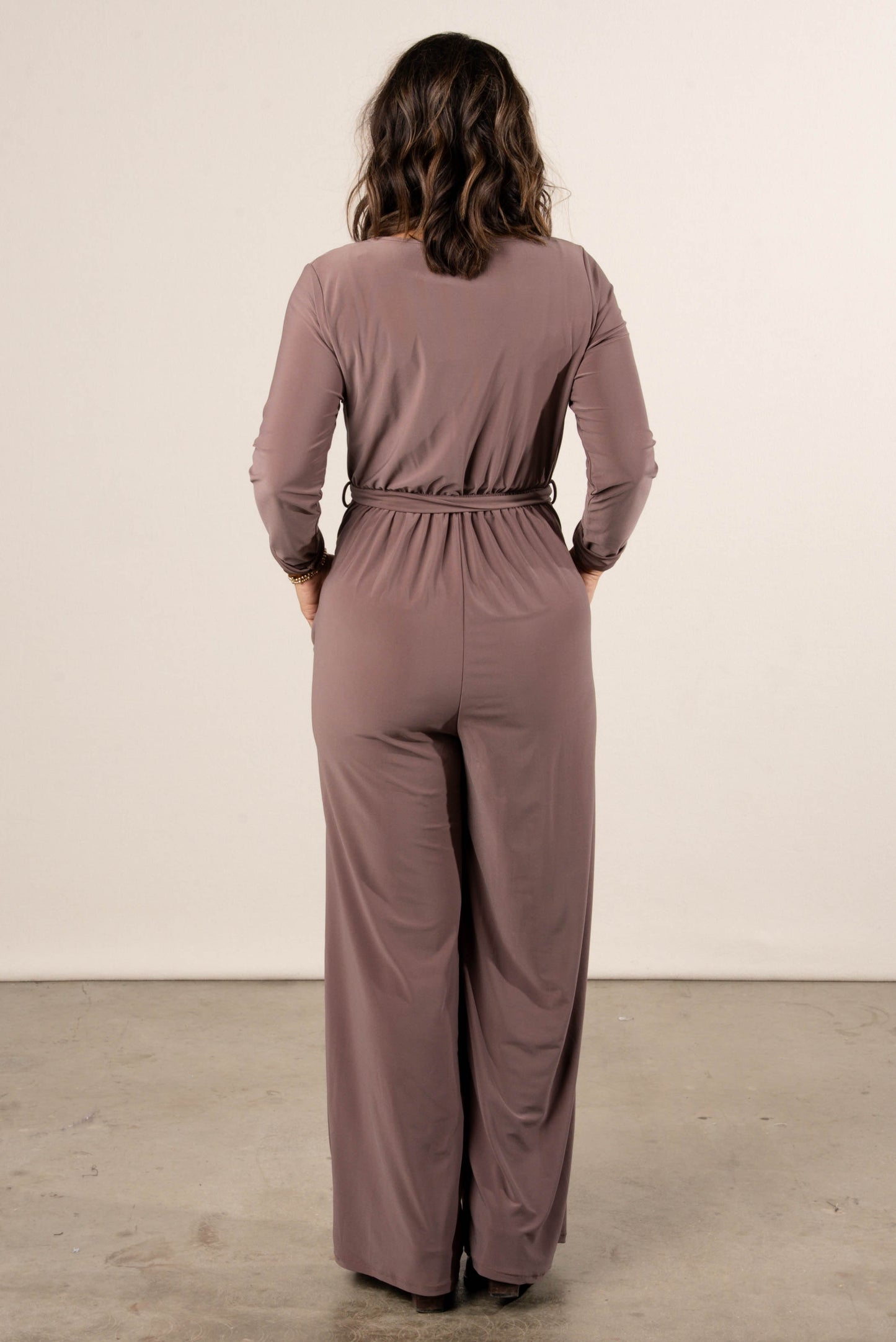 Rosie Surplice Wide Leg Jumpsuit