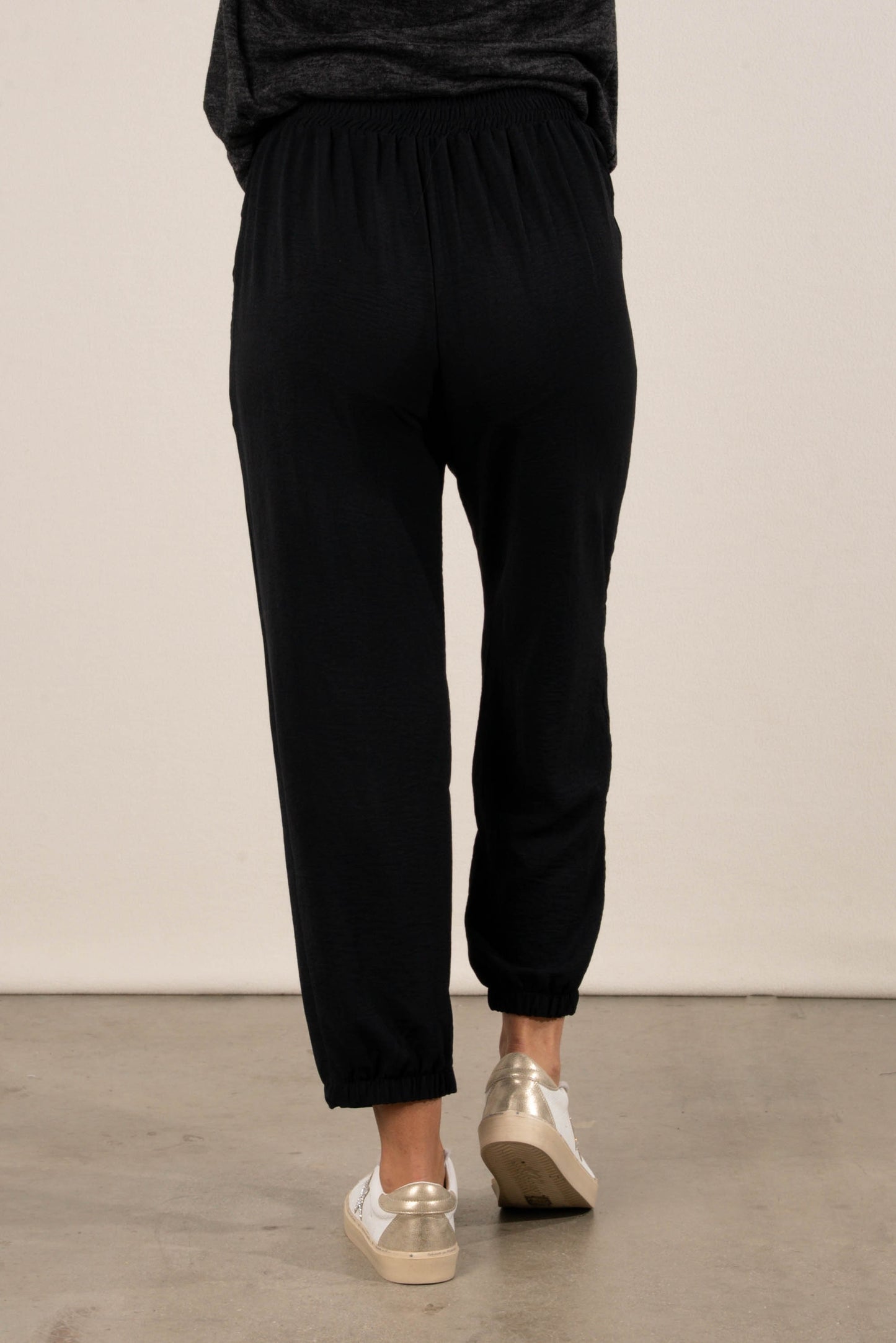Teddy Drawstring Waist Jogger Pants