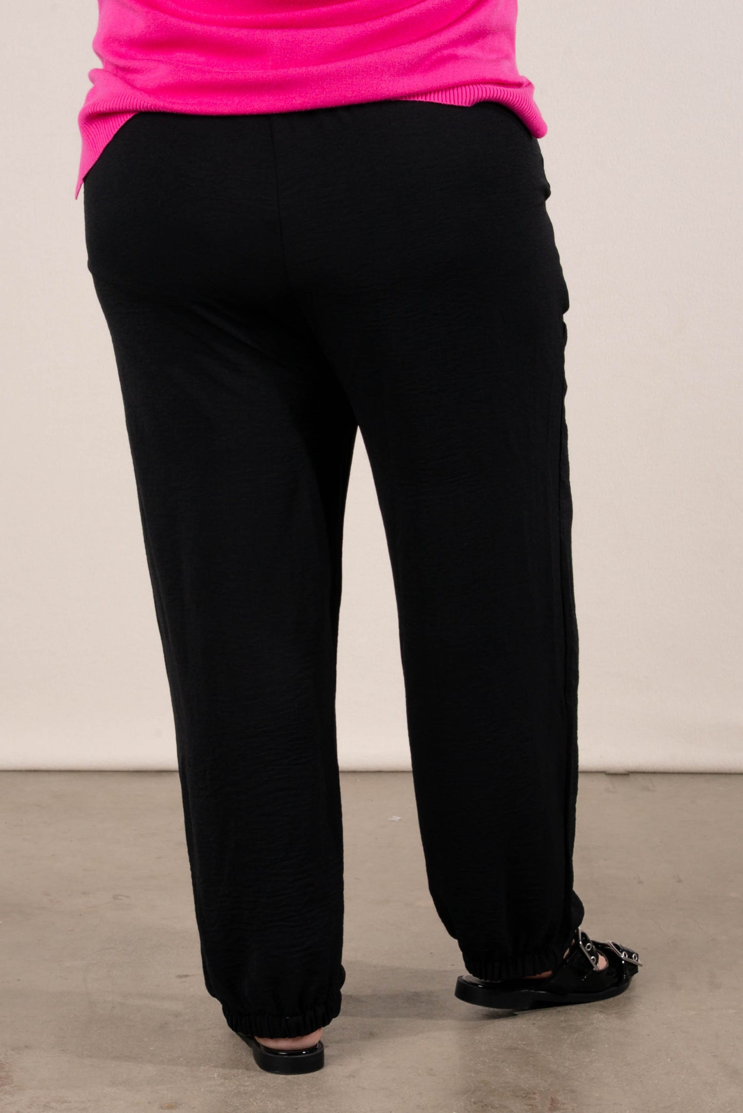 Teddy Drawstring Waist Jogger Pants