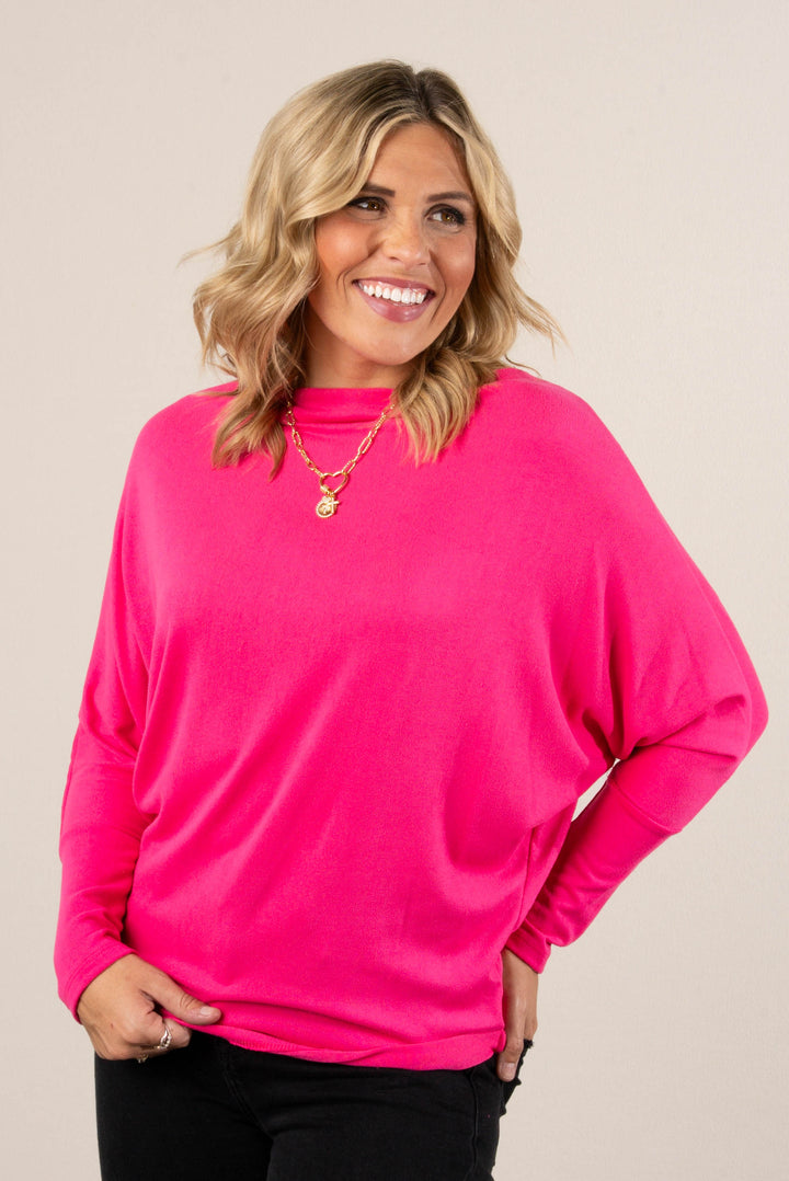 Dana Boat Neck Dolman Top