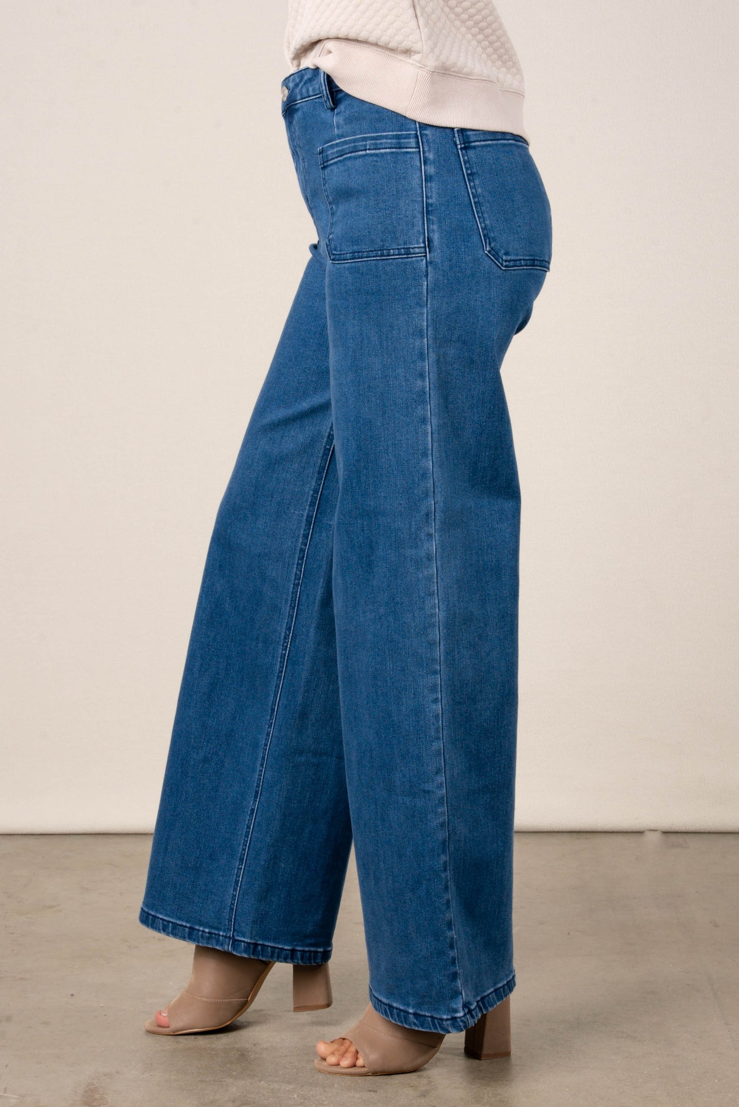White Birch | Bobbi High Rise Boyfriend Jeans