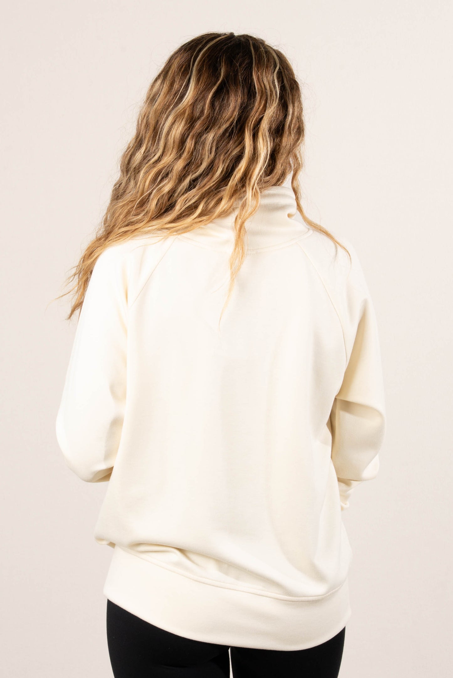 Joy Drawstring Cowl Neck Pullover