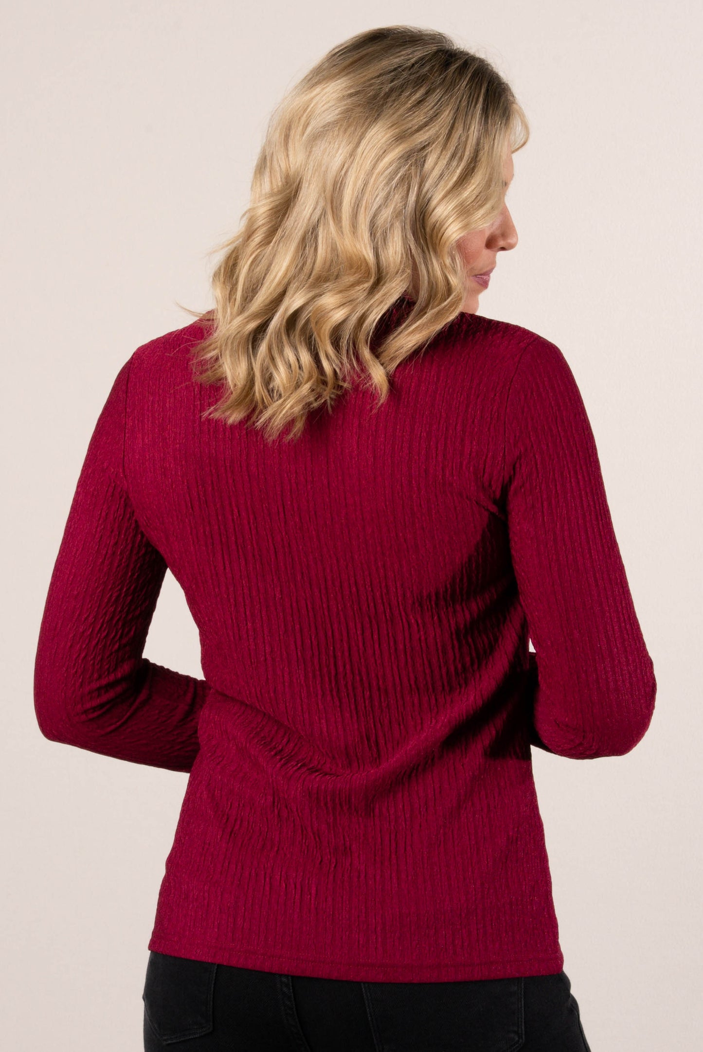 Allegra Accordian Knit Top