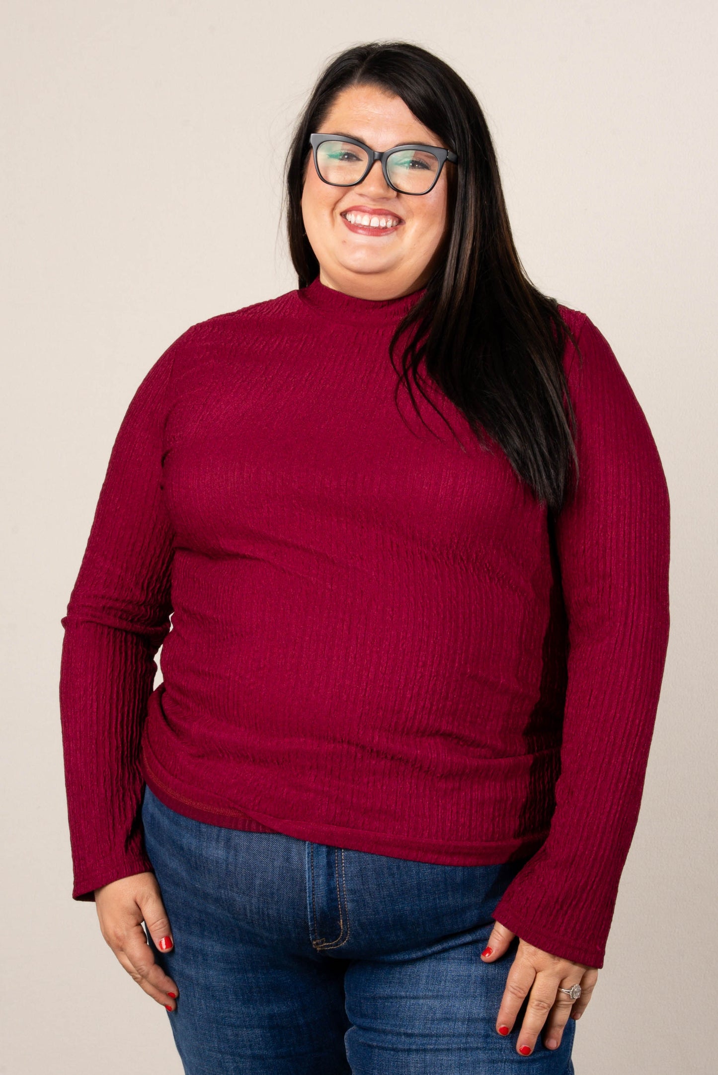 Allegra Accordian Knit Top