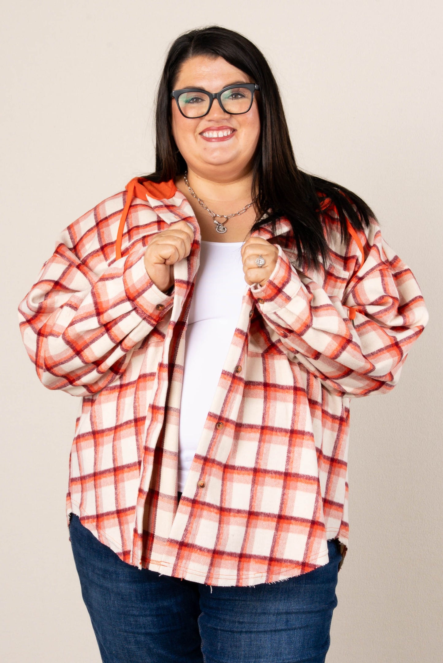 Crispin Plaid Flannel Hooded Shirt