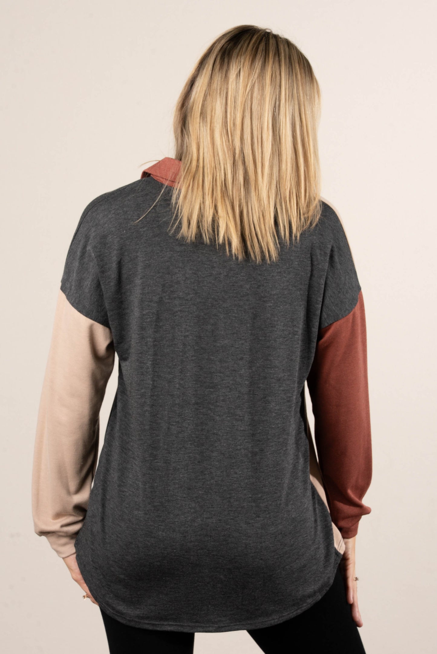 Pamela Color Block Shacket